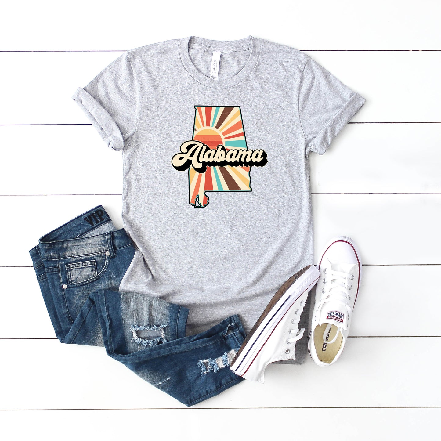 Retro Alabama | Short Sleeve Graphic Tee