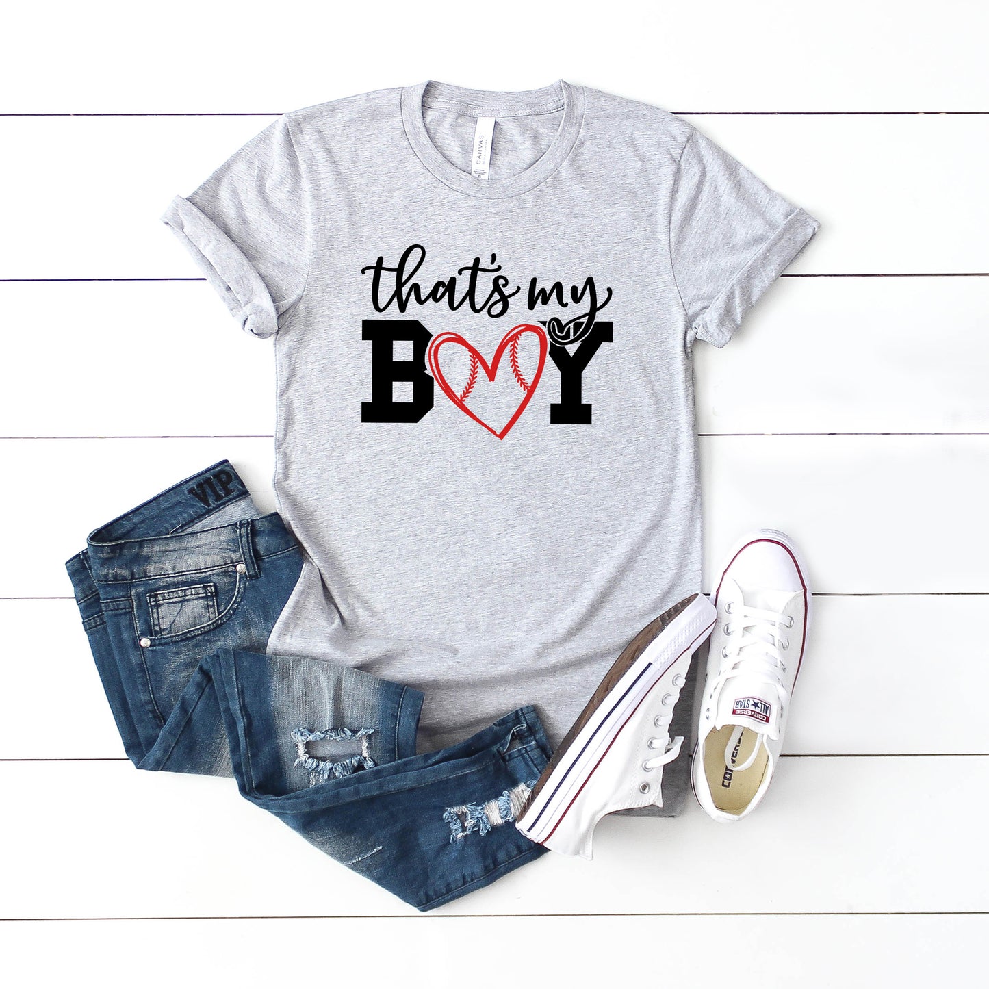 That's My Boy Baseball | Short Sleeve Graphic Tee