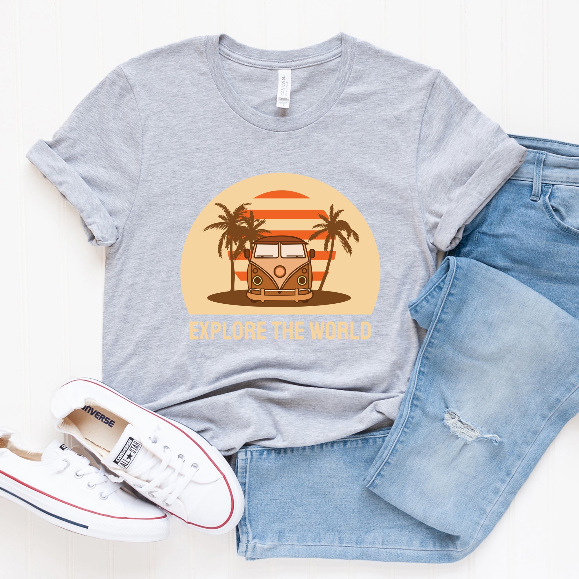 Explore The World Van | Short Sleeve Graphic Tee