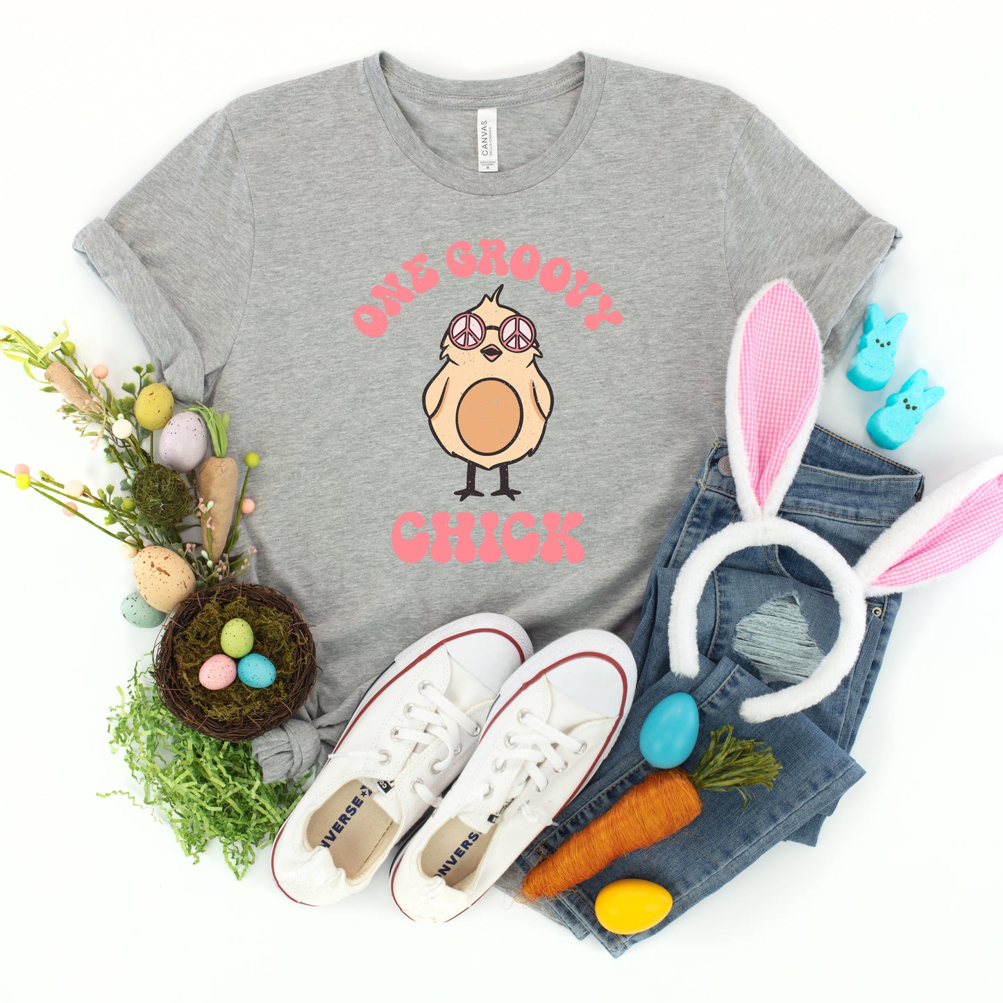 One Groovy Chick | Youth Short Sleeve Graphic Tee