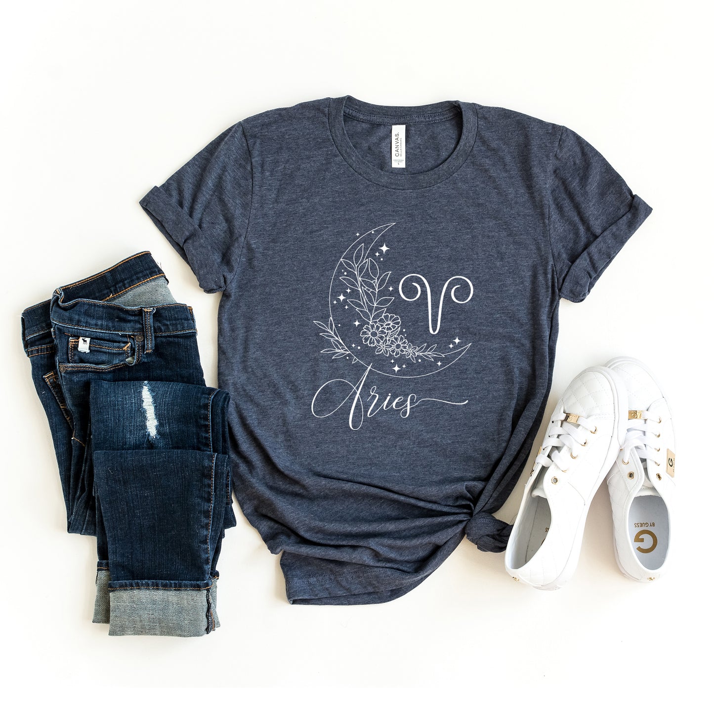 Aries Floral | Short Sleeve Graphic Tee