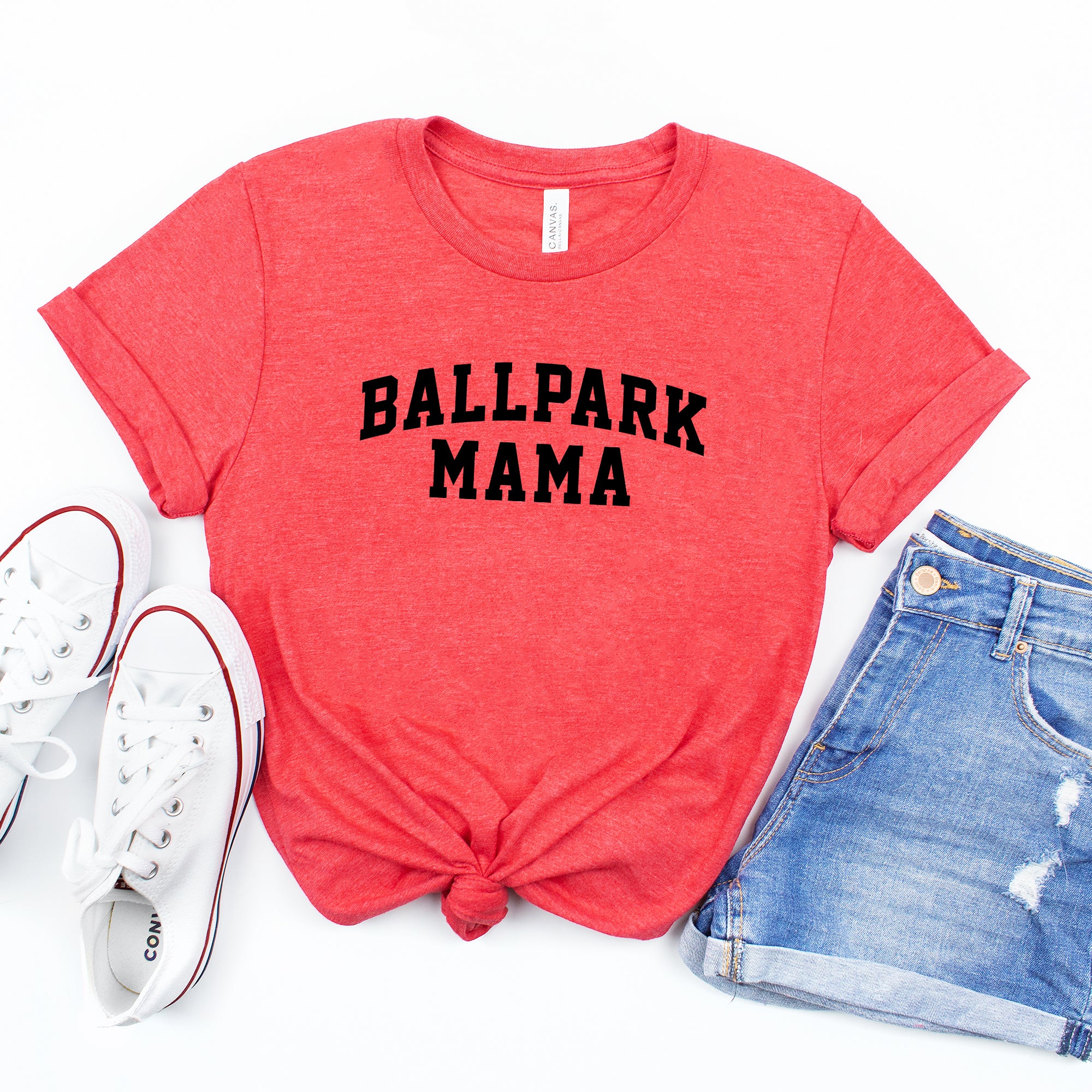 Varsity Ballpark Mama | Short Sleeve Graphic Tee