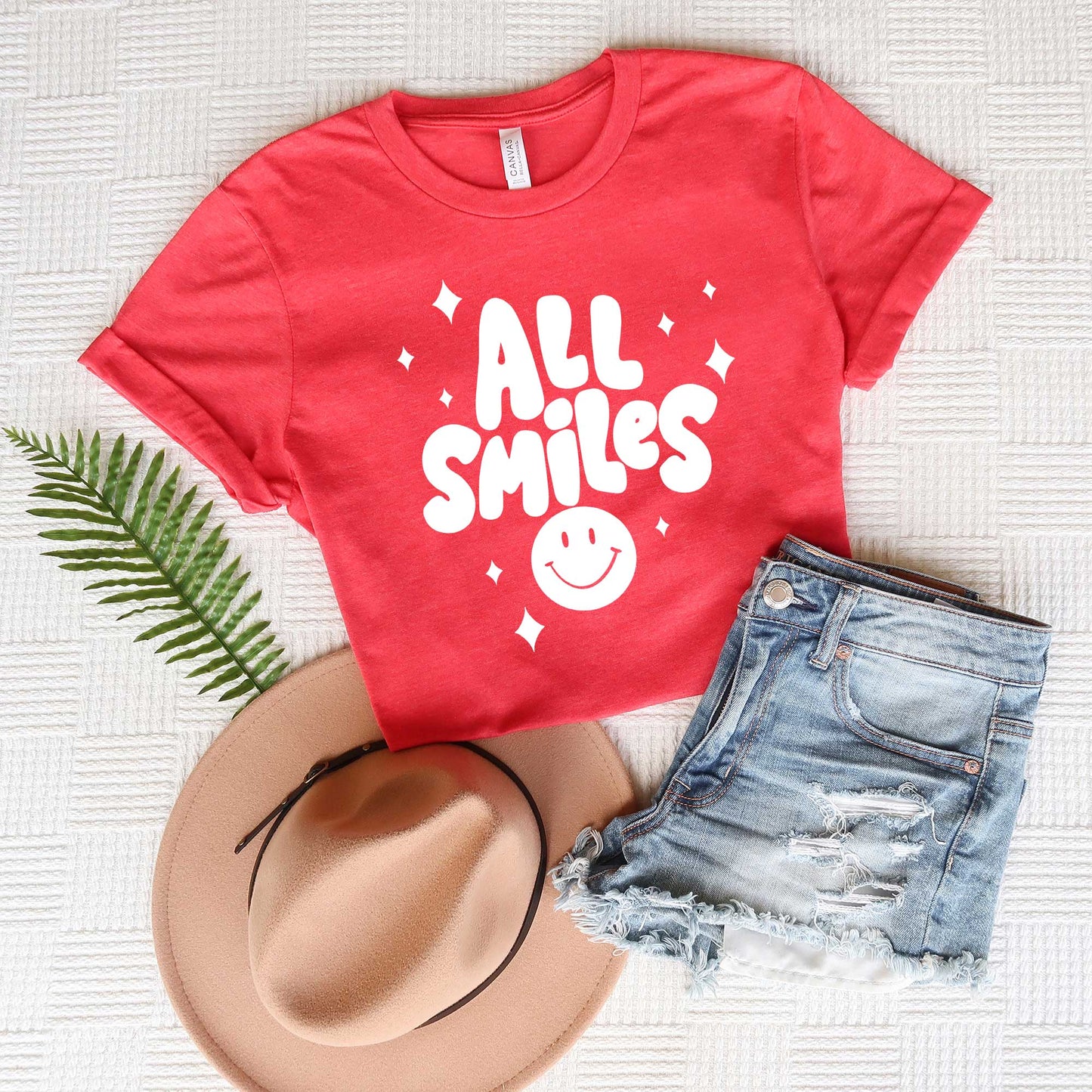 All Smiles Smiley Face | Short Sleeve Graphic Tee