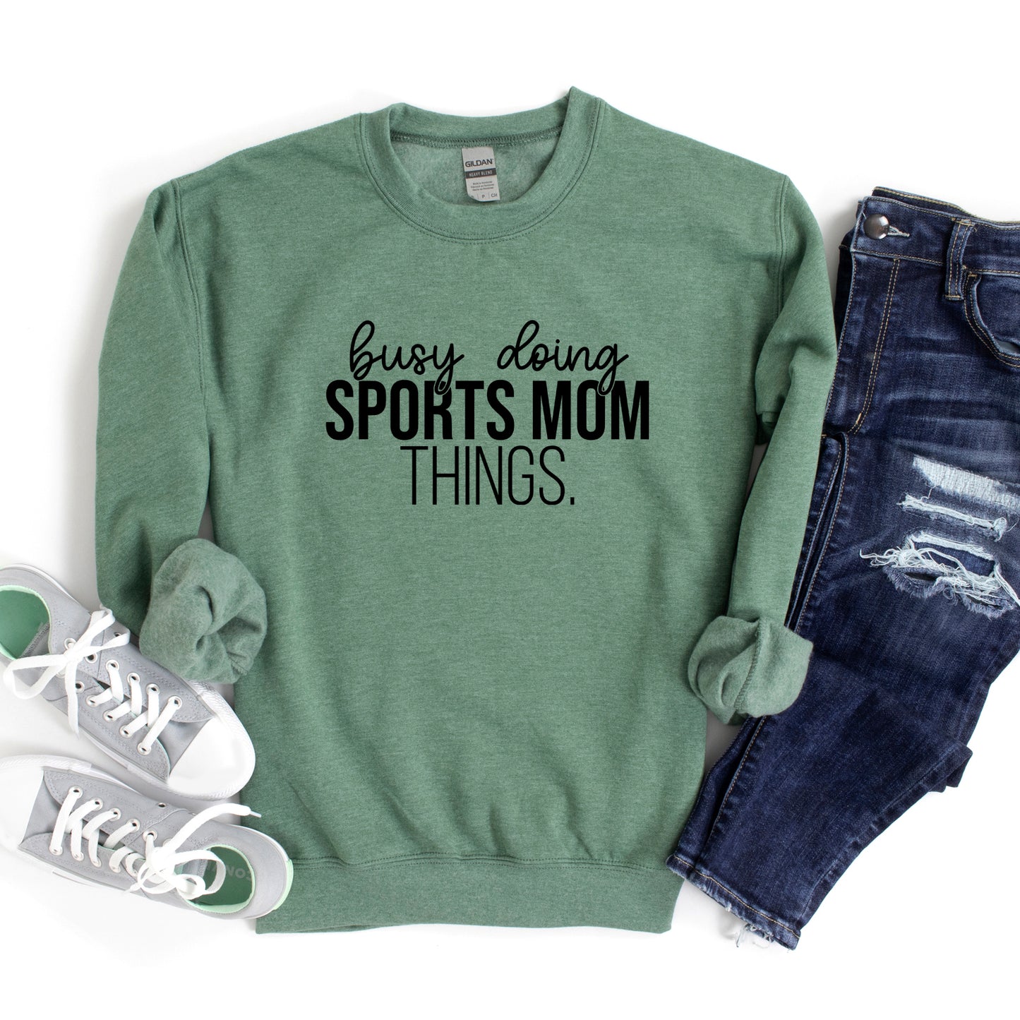 Busy Doing Sports Mom Things | Sweatshirt