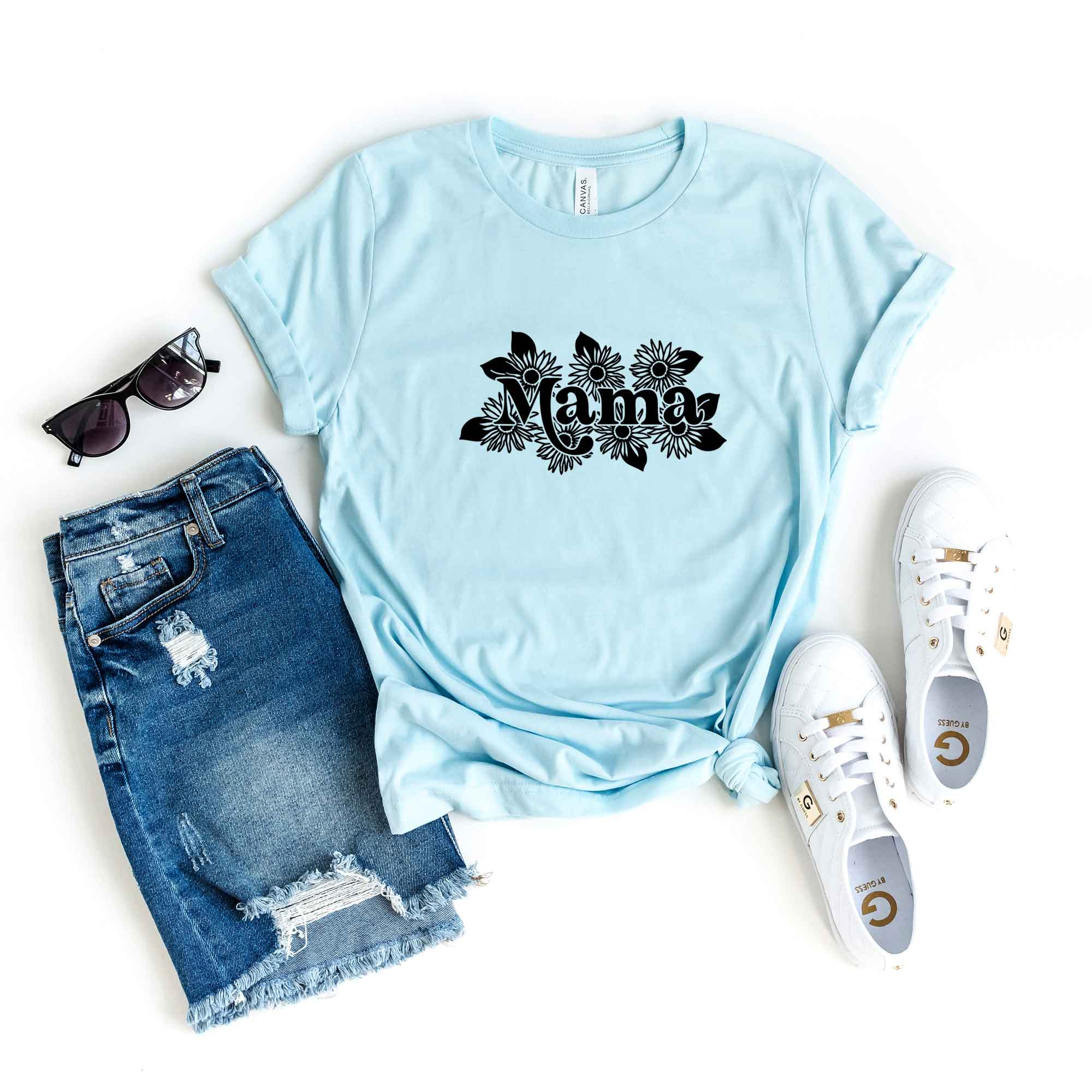 Mama Sunflowers | Short Sleeve Graphic Tee