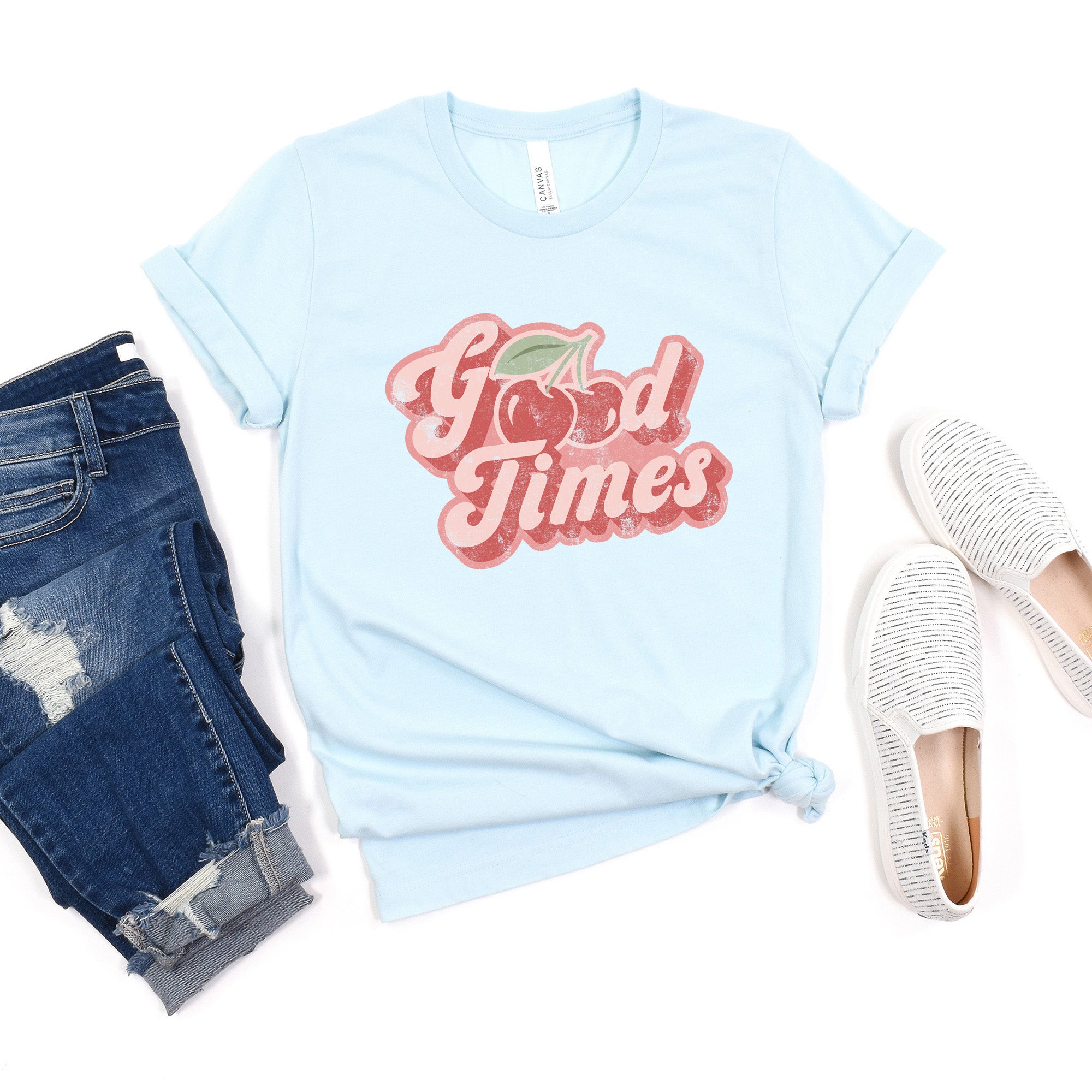 Good Times Cherries | Short Sleeve Graphic Tee