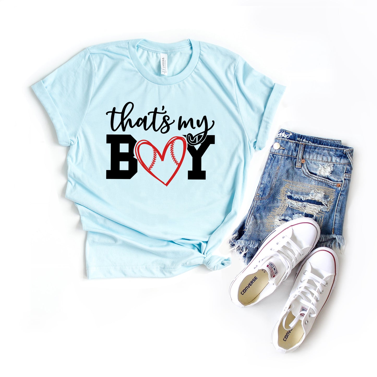 That's My Boy Baseball | Short Sleeve Graphic Tee