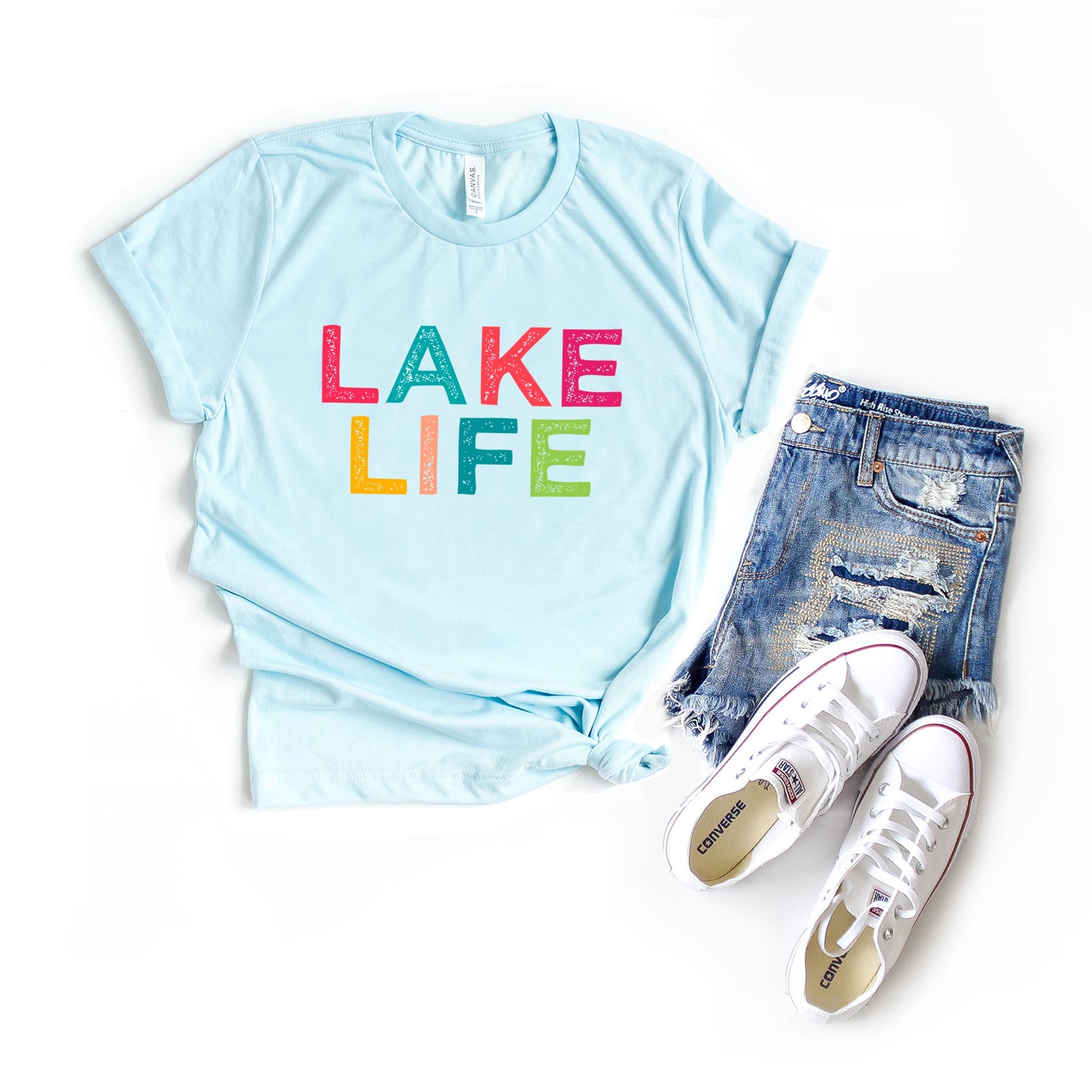 Lake Life Colorful | Short Sleeve Graphic Tee