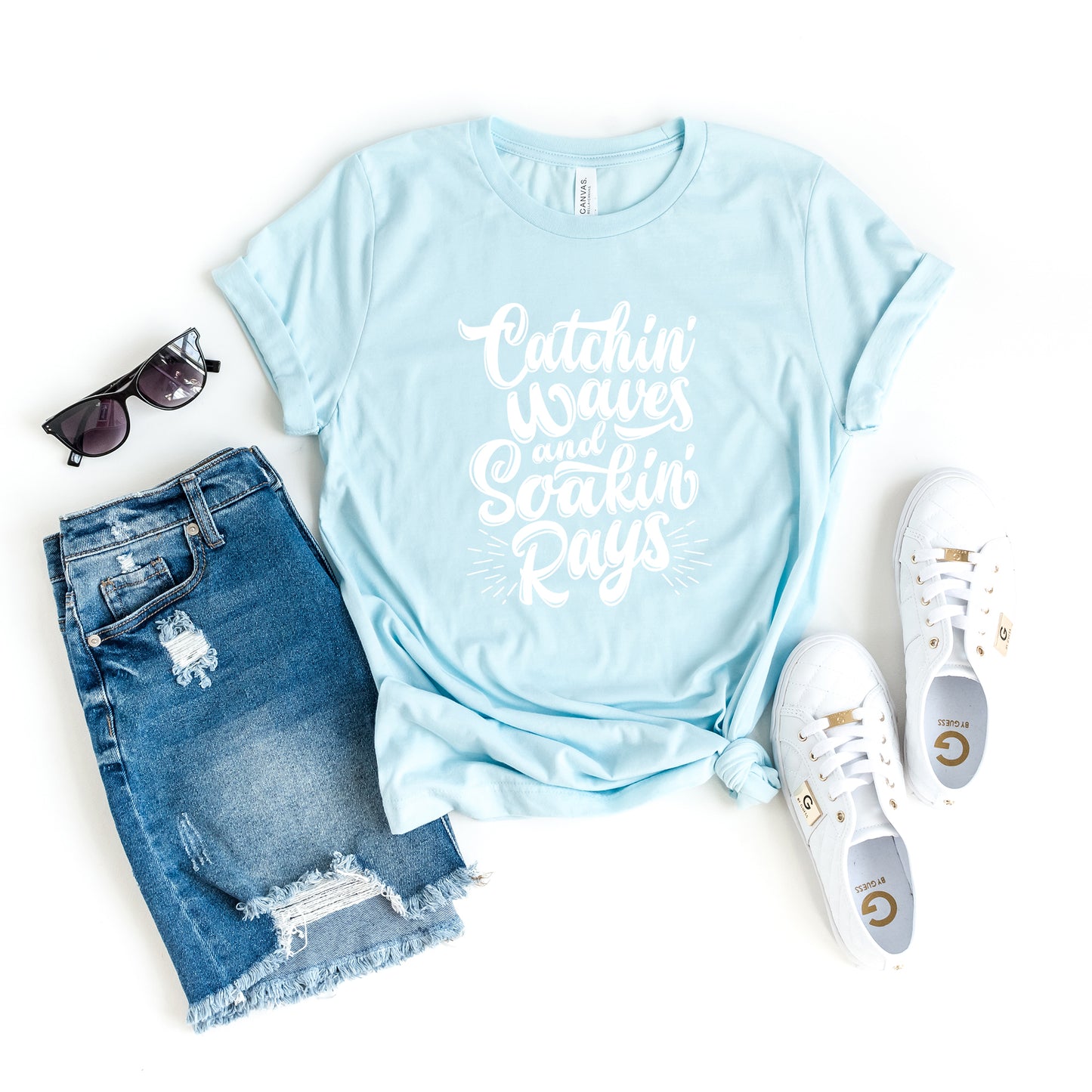 Catchin' Waves and Soakin' Rays | Short Sleeve Tee