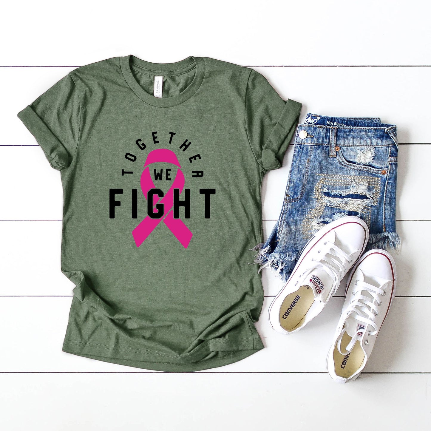 Together We Fight Ribbon | Short Sleeve Graphic Tee