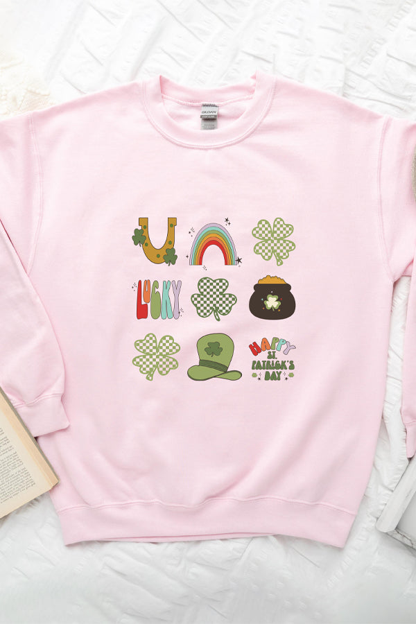 St.Patty Icons Chart | Sweatshirt