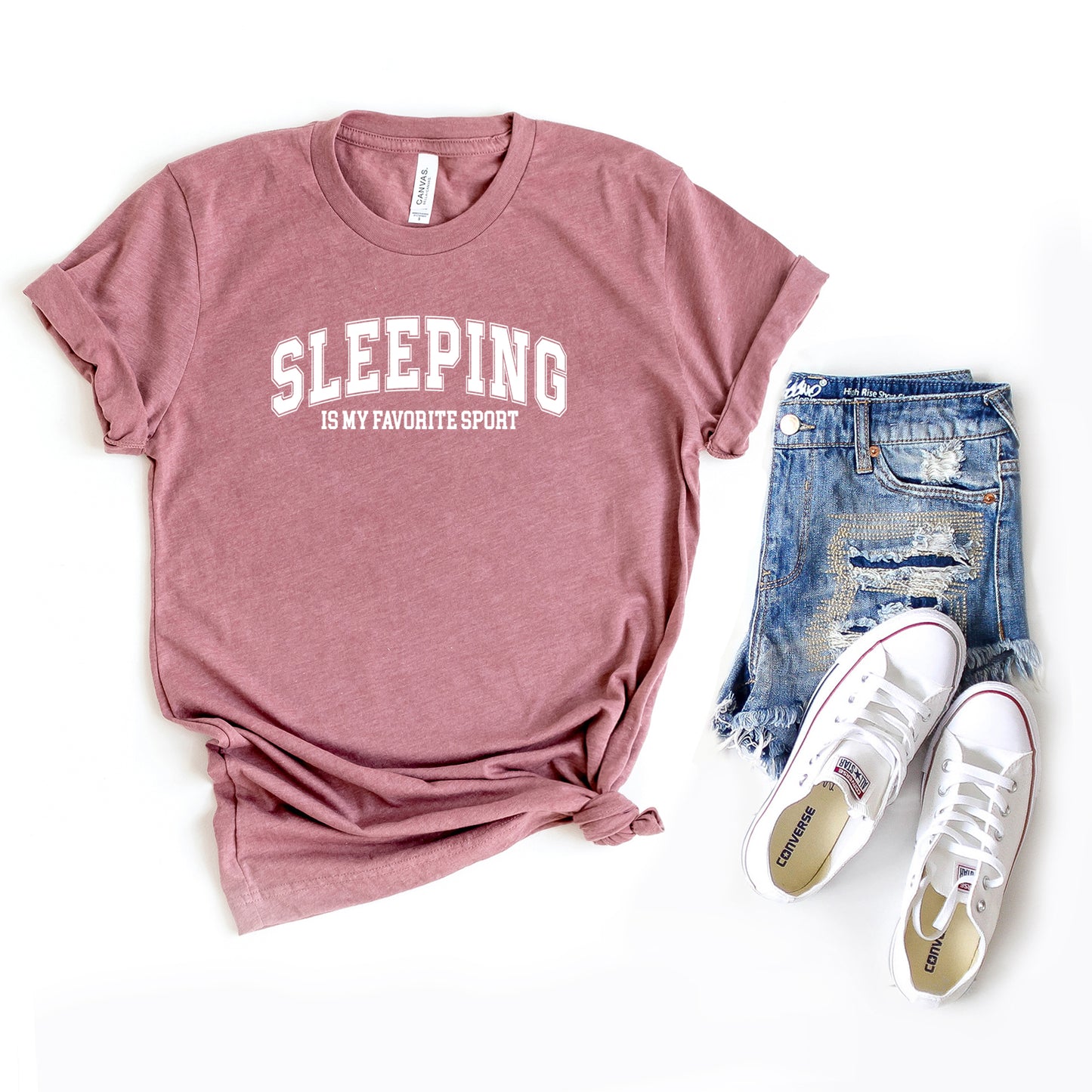 Sleeping Is My Favorite Sport | Short Sleeve Graphic Tee