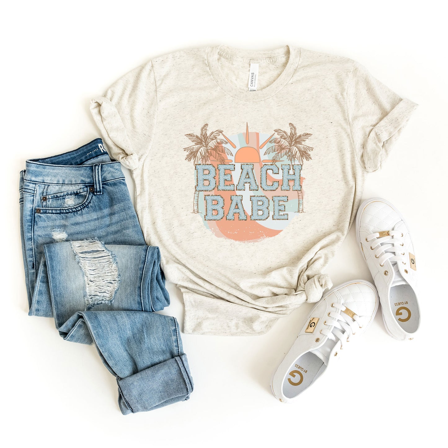 Beach Babe Circle | Short Sleeve Graphic Tee