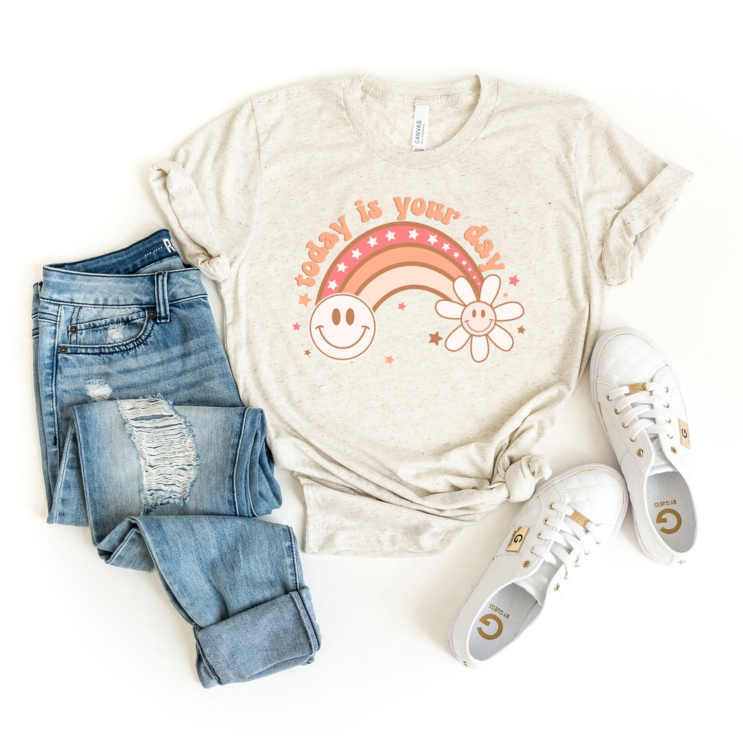 Today is Your Day Rainbow | Short Sleeve Graphic Tee