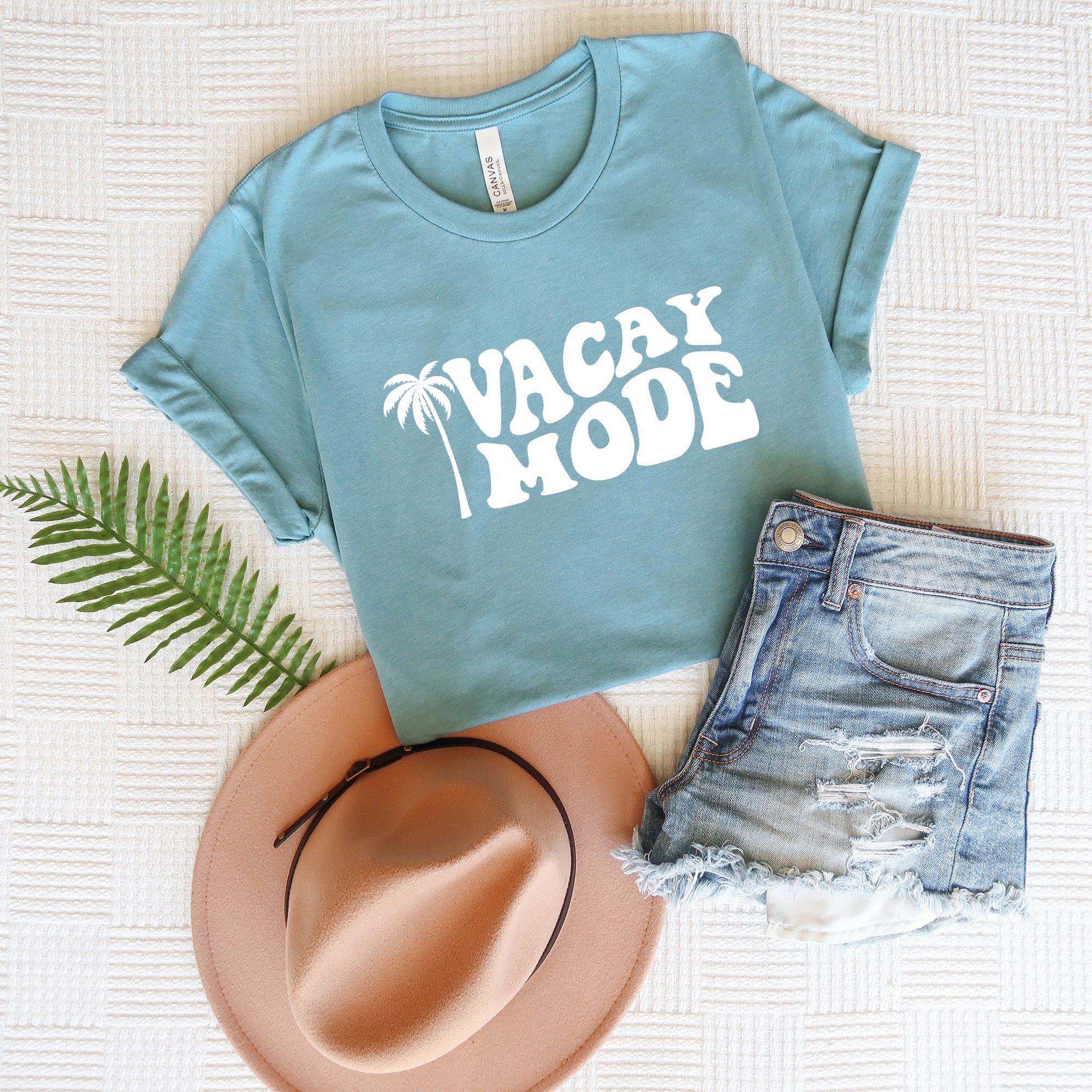 Vacay Mode Palm Tree | Short Sleeve Graphic Tee