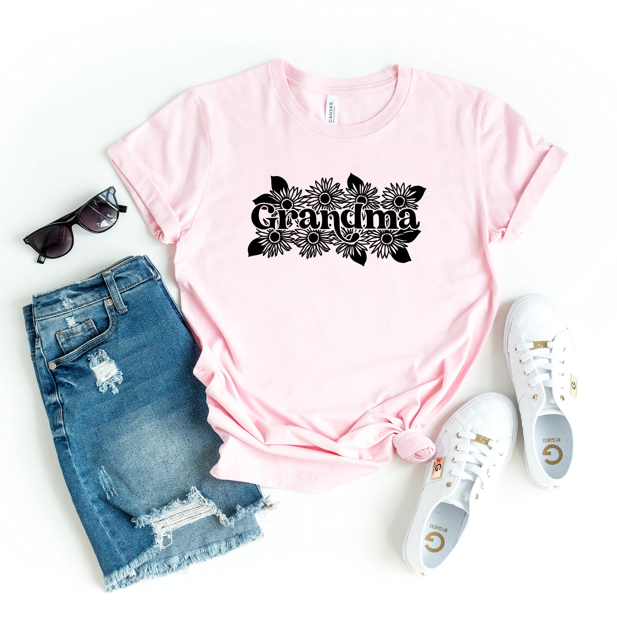 Grandma Sunflower | Short Sleeve Graphic Tee