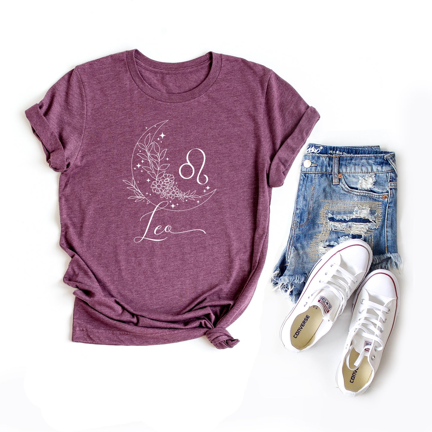 Leo Floral | Short Sleeve Graphic Tee