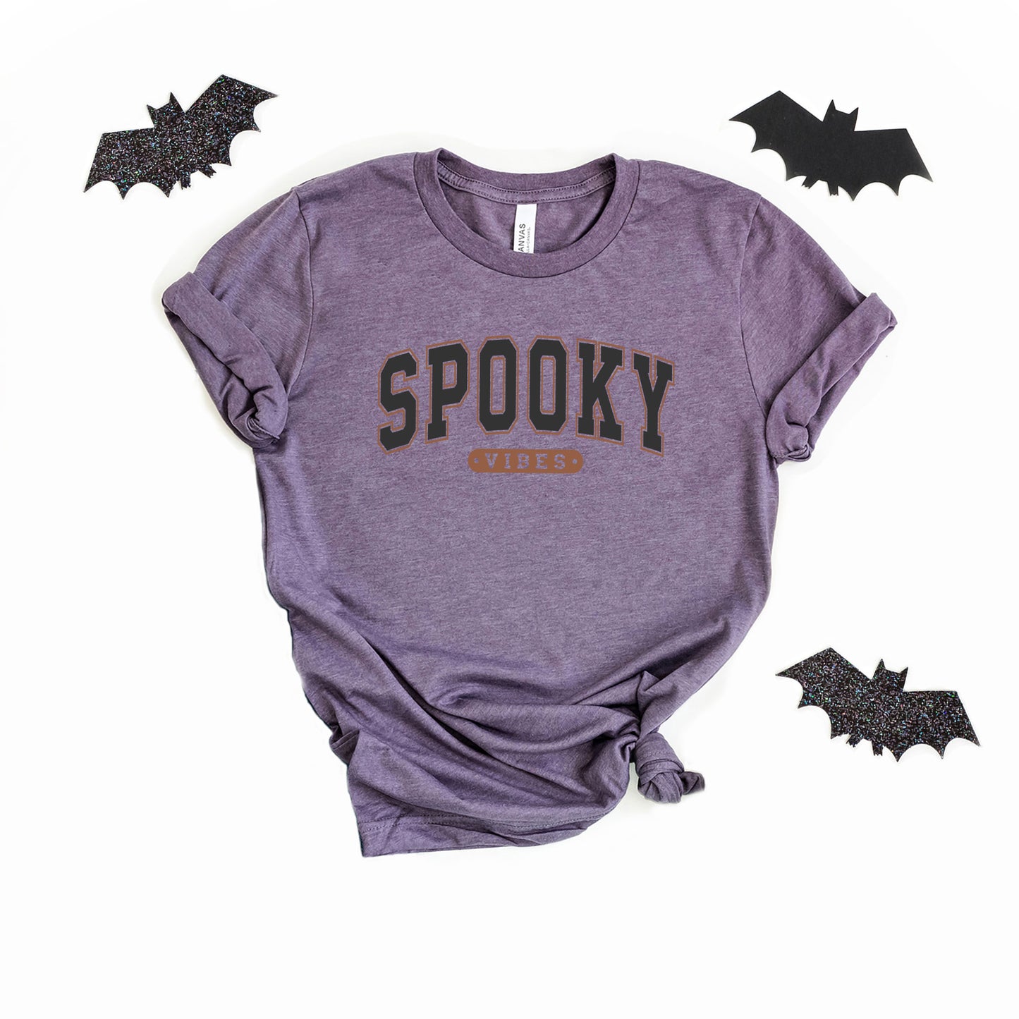 Varsity Spooky Vibes | Short Sleeve Graphic Tee