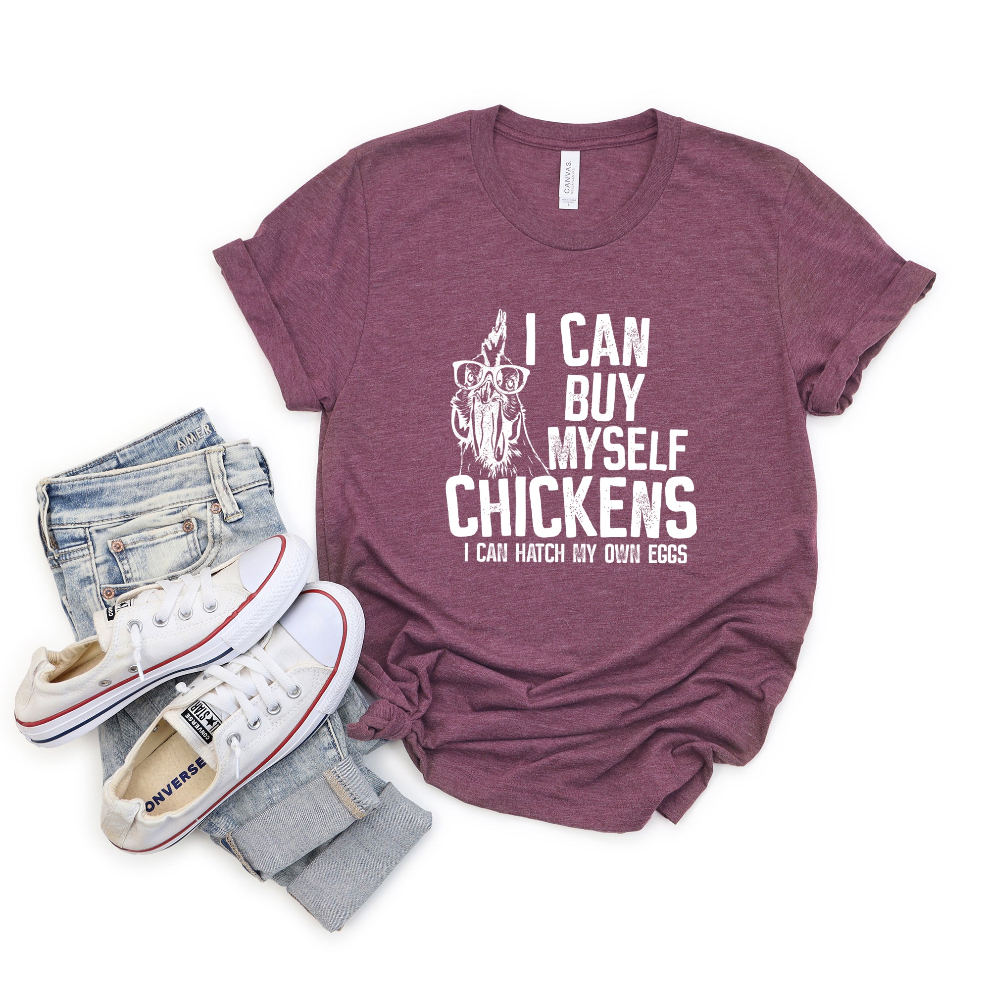 I Can Buy Myself Chickens | Short Sleeve Graphic Tee