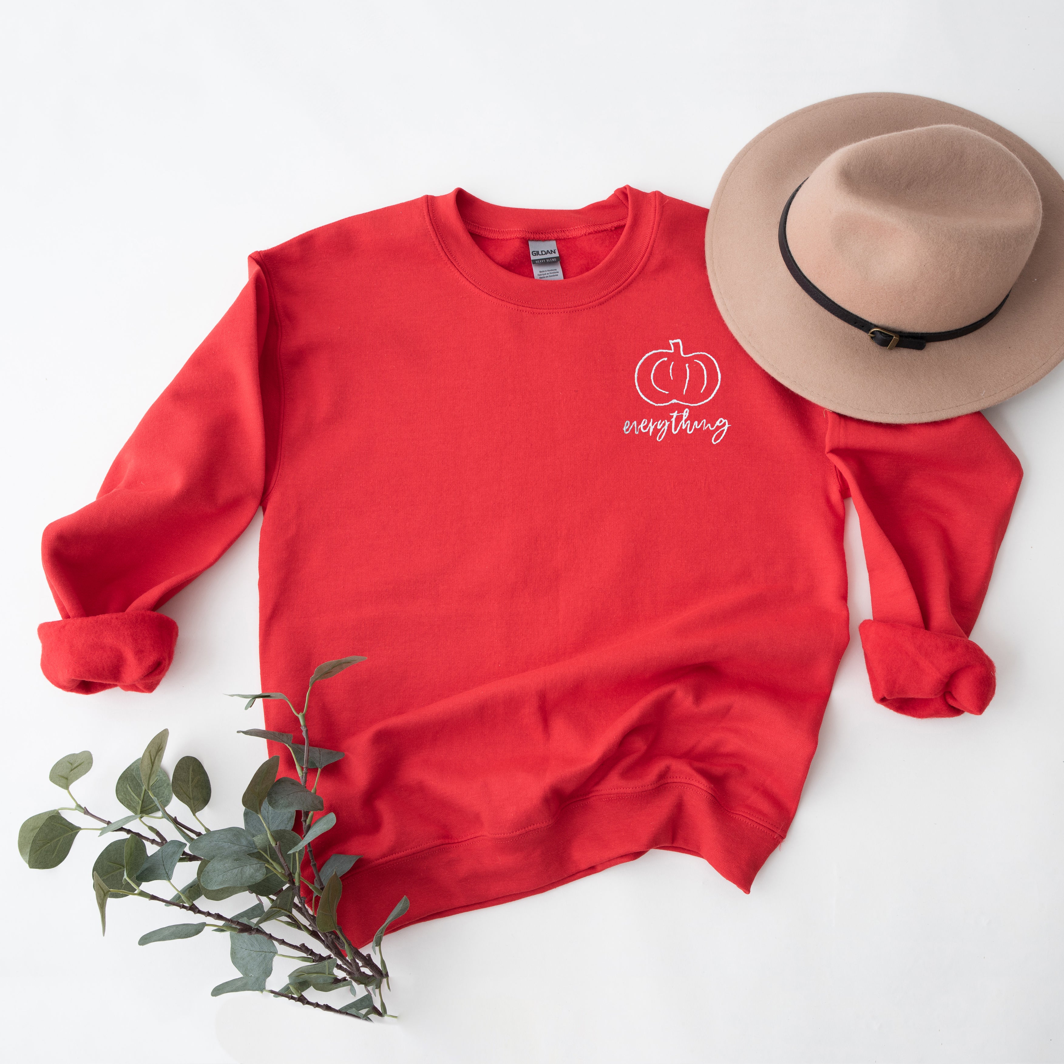 Pumpkin Everything | Embroidered Sweatshirt