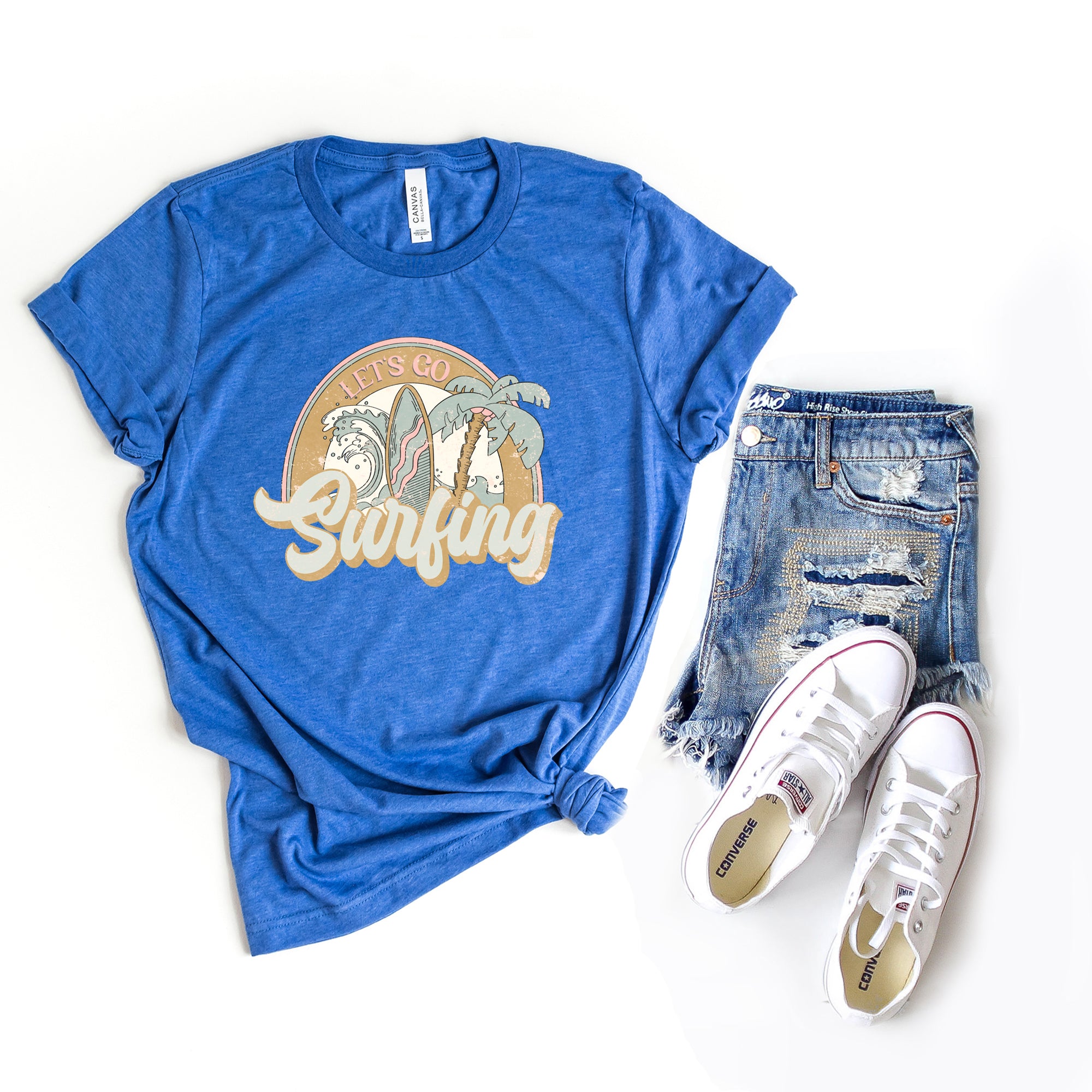 Let's Go Surfing | Short Sleeve Graphic Tee