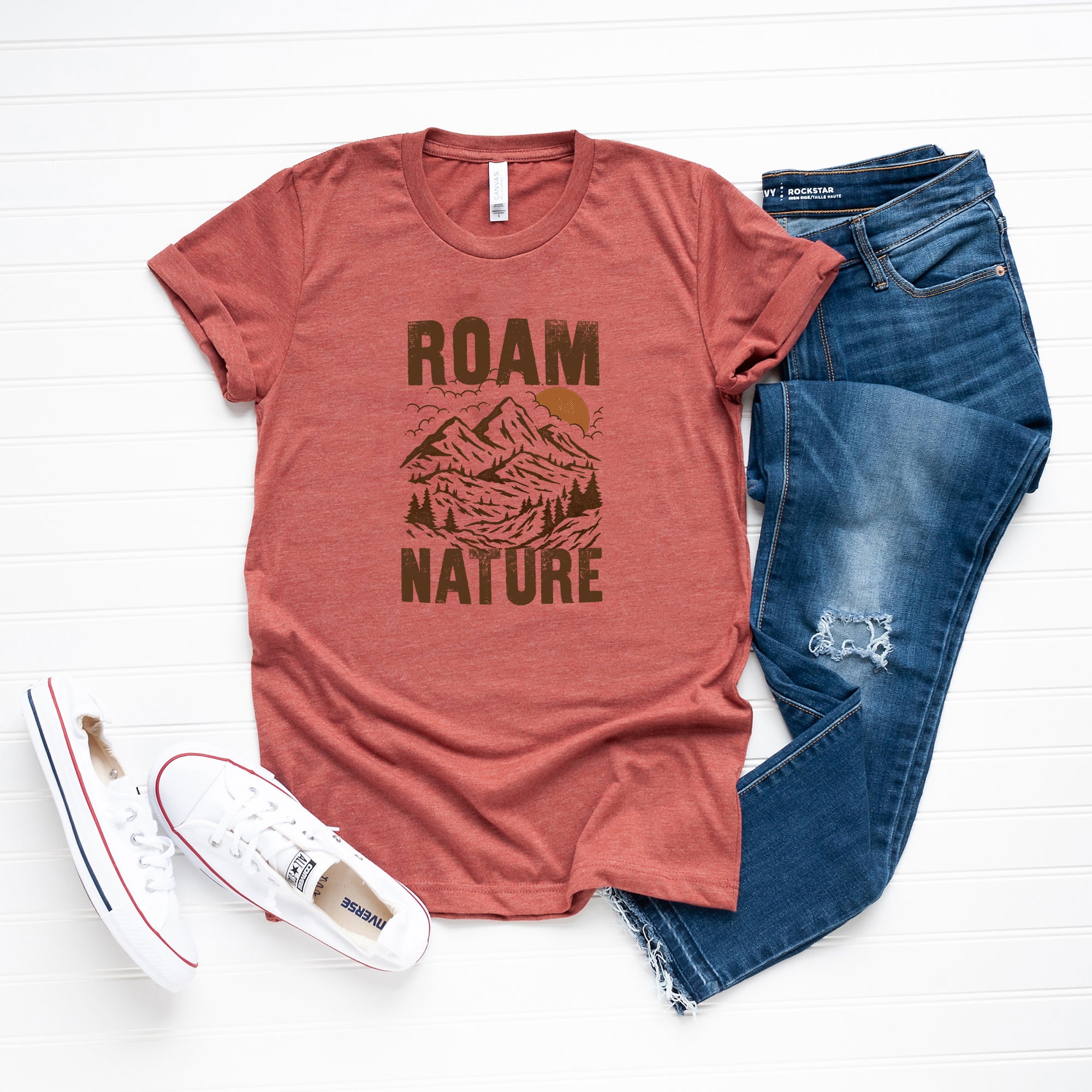 Roam Nature Mountains | Short Sleeve Graphic Tee