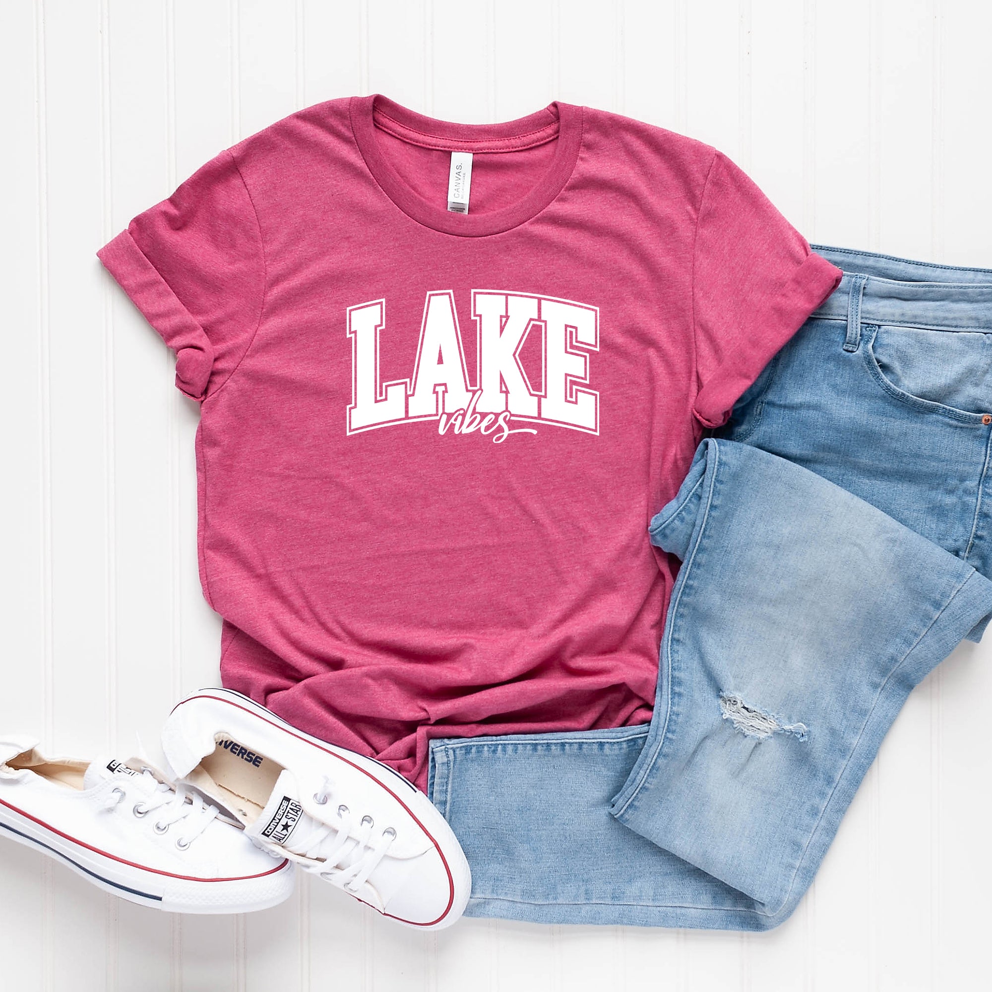 Varsity Lake Vibes | Short Sleeve Graphic Tee