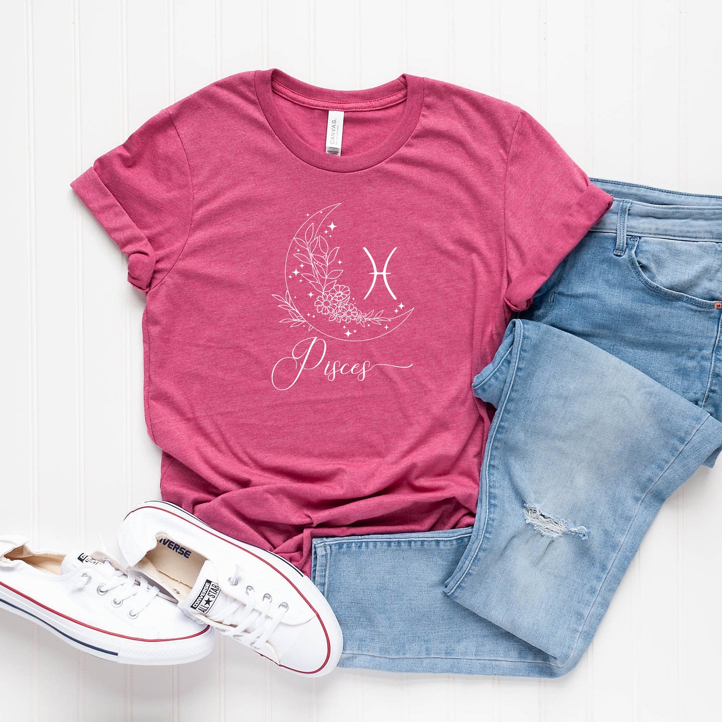 Pisces Floral | Short Sleeve Graphic Tee