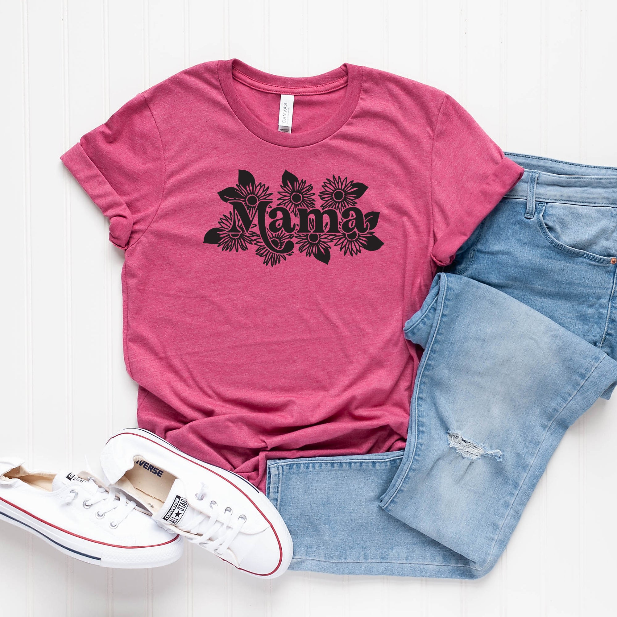 Mama Sunflowers | Short Sleeve Graphic Tee