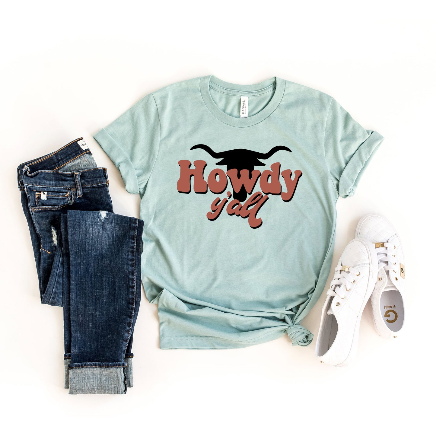 Howdy Y'all Bull | Short Sleeve Graphic Tee
