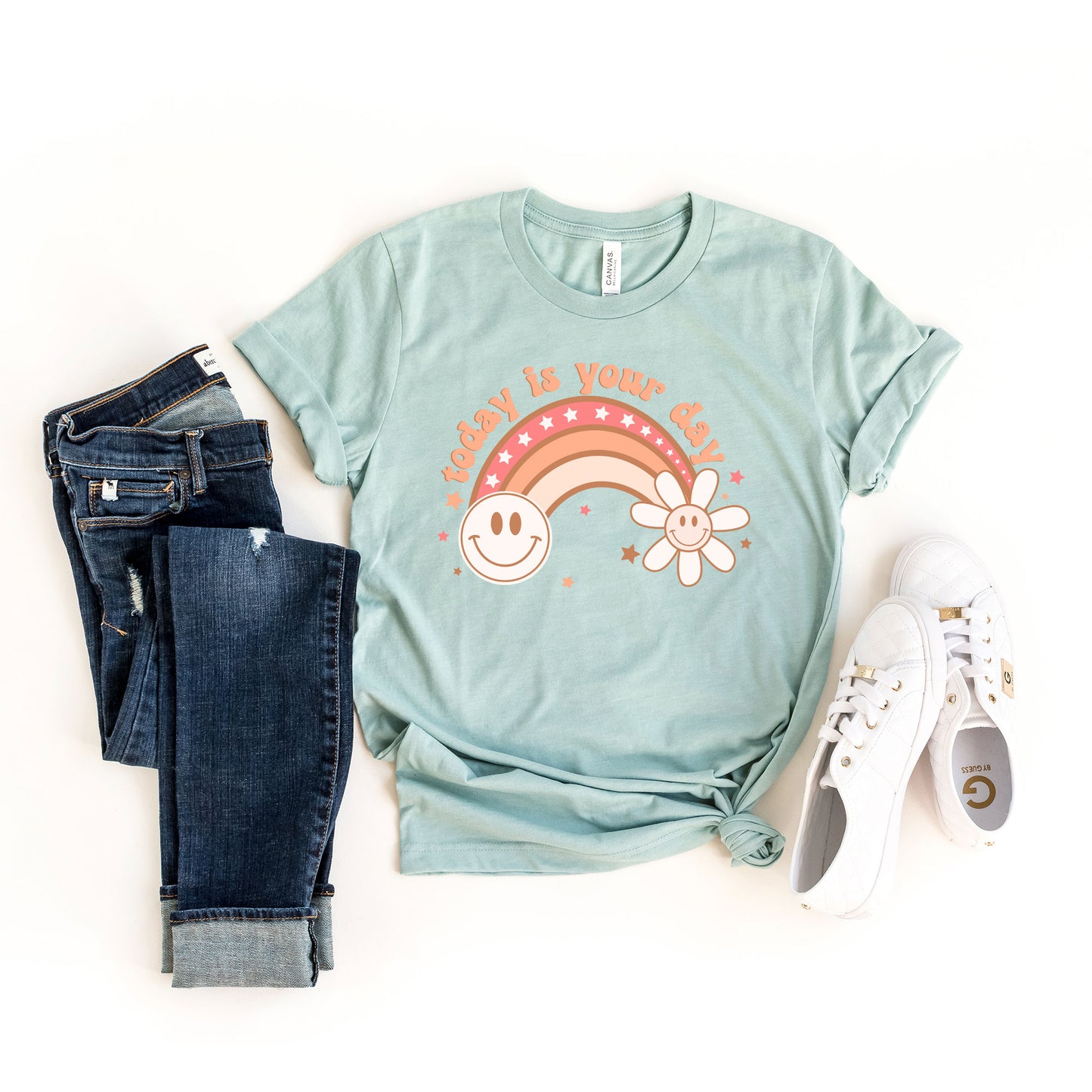 Today is Your Day Rainbow | Short Sleeve Graphic Tee