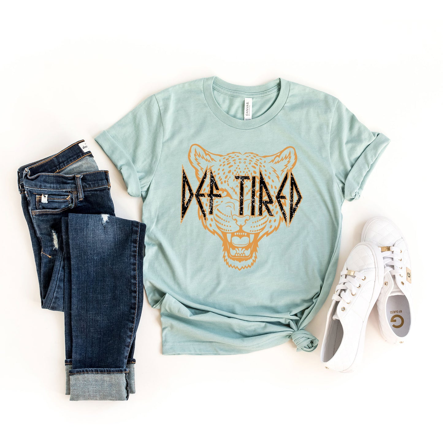 Def Tired Cheetah | Short Sleeve Graphic Tee
