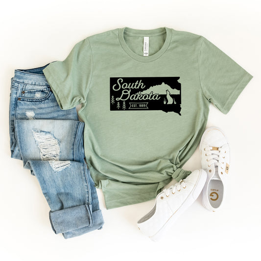 South Dakota Vintage | Short Sleeve Graphic Tee