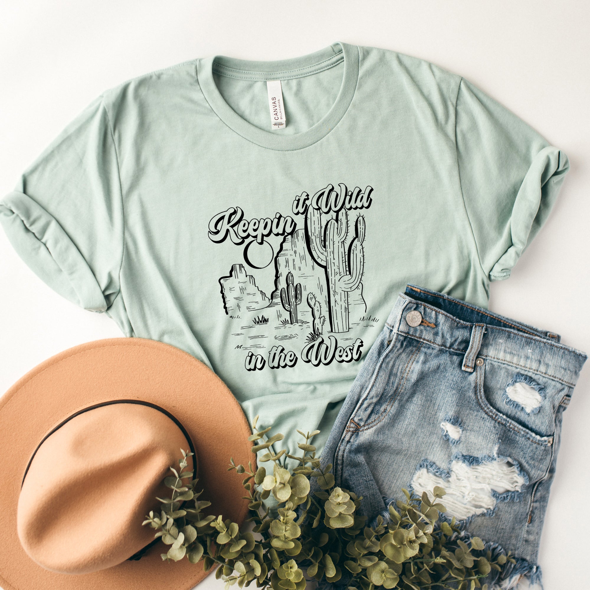 Keeping It Wild In The West | Short Sleeve Graphic Tee