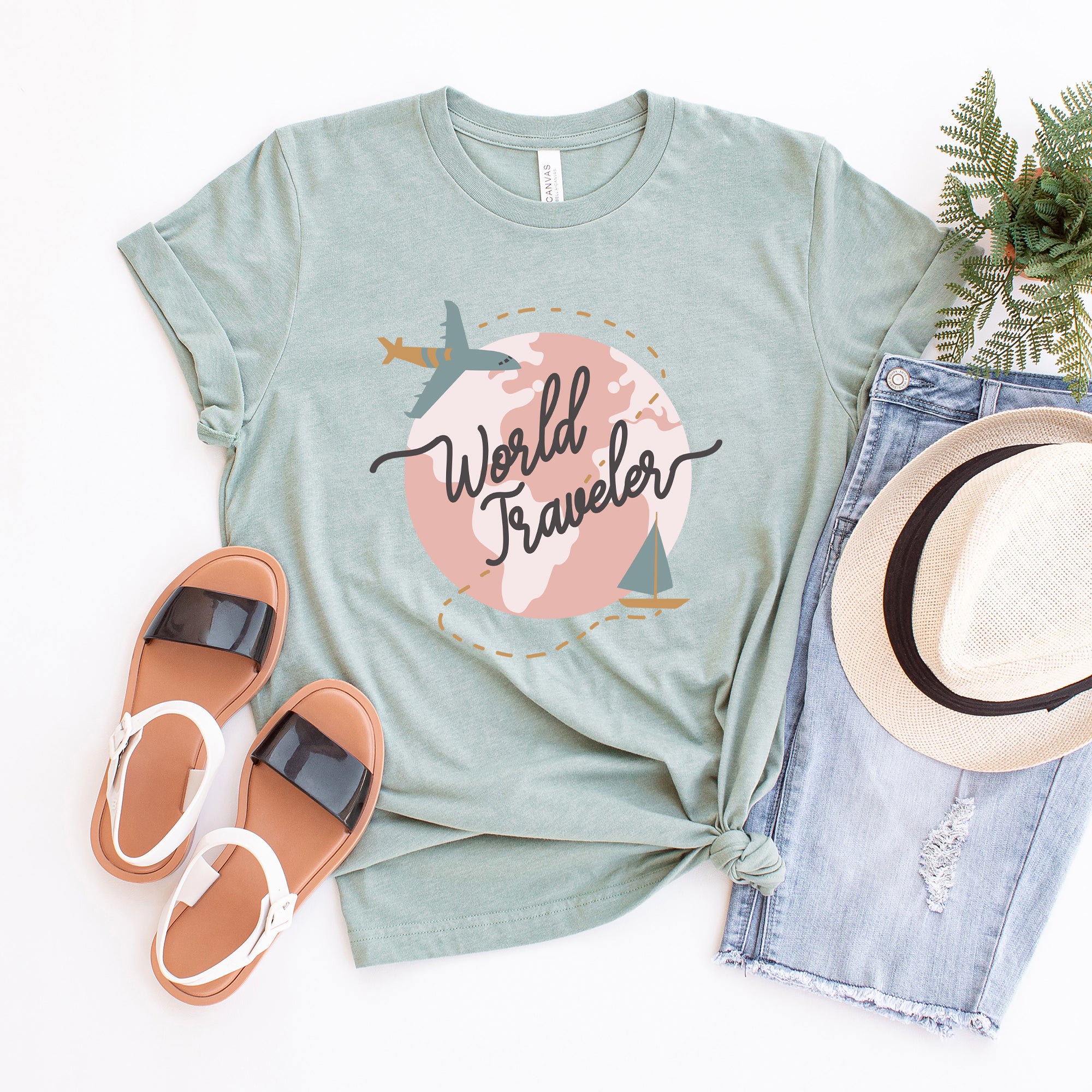 World Traveler | Short Sleeve Graphic Tee