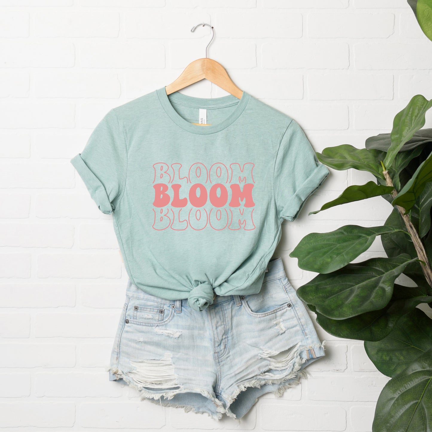 Bloom Stacked Colorful | Short Sleeve Graphic Tee
