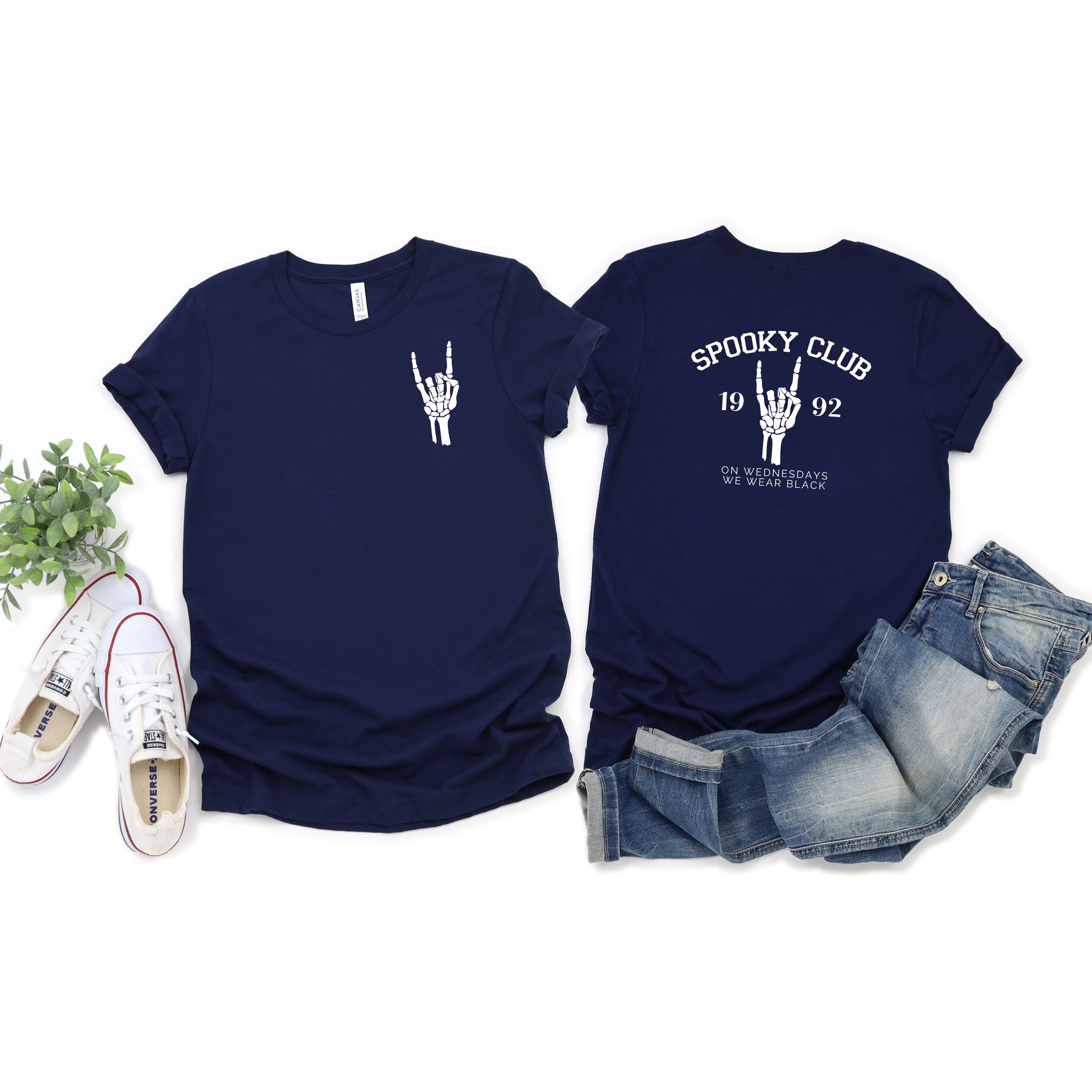 Spooky Club | Front & Back Short Sleeve Graphic Tee