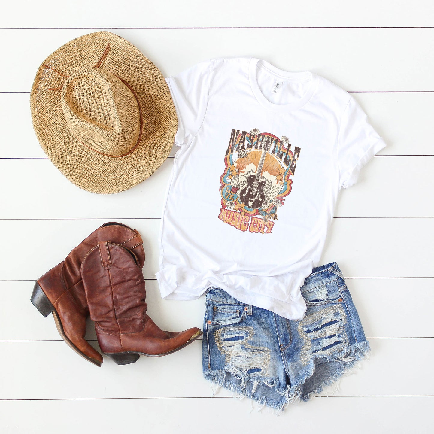 Music City Flowers | Short Sleeve Graphic Tee