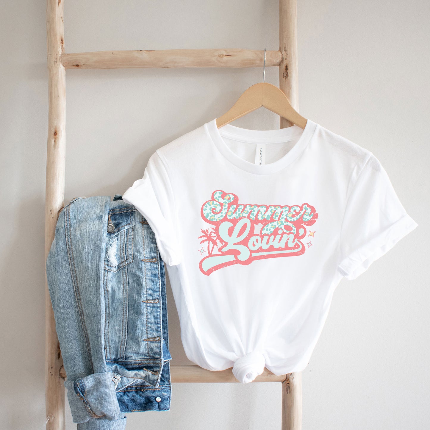 Summer Lovin' Leopard | Short Sleeve Graphic Tee