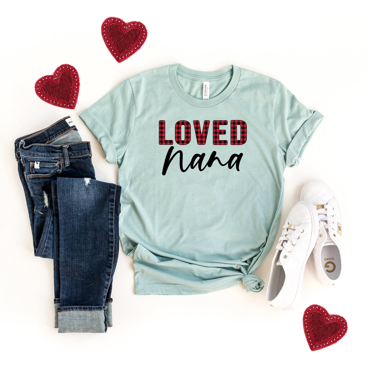 Loved Nana - Short Sleeve Crew Neck