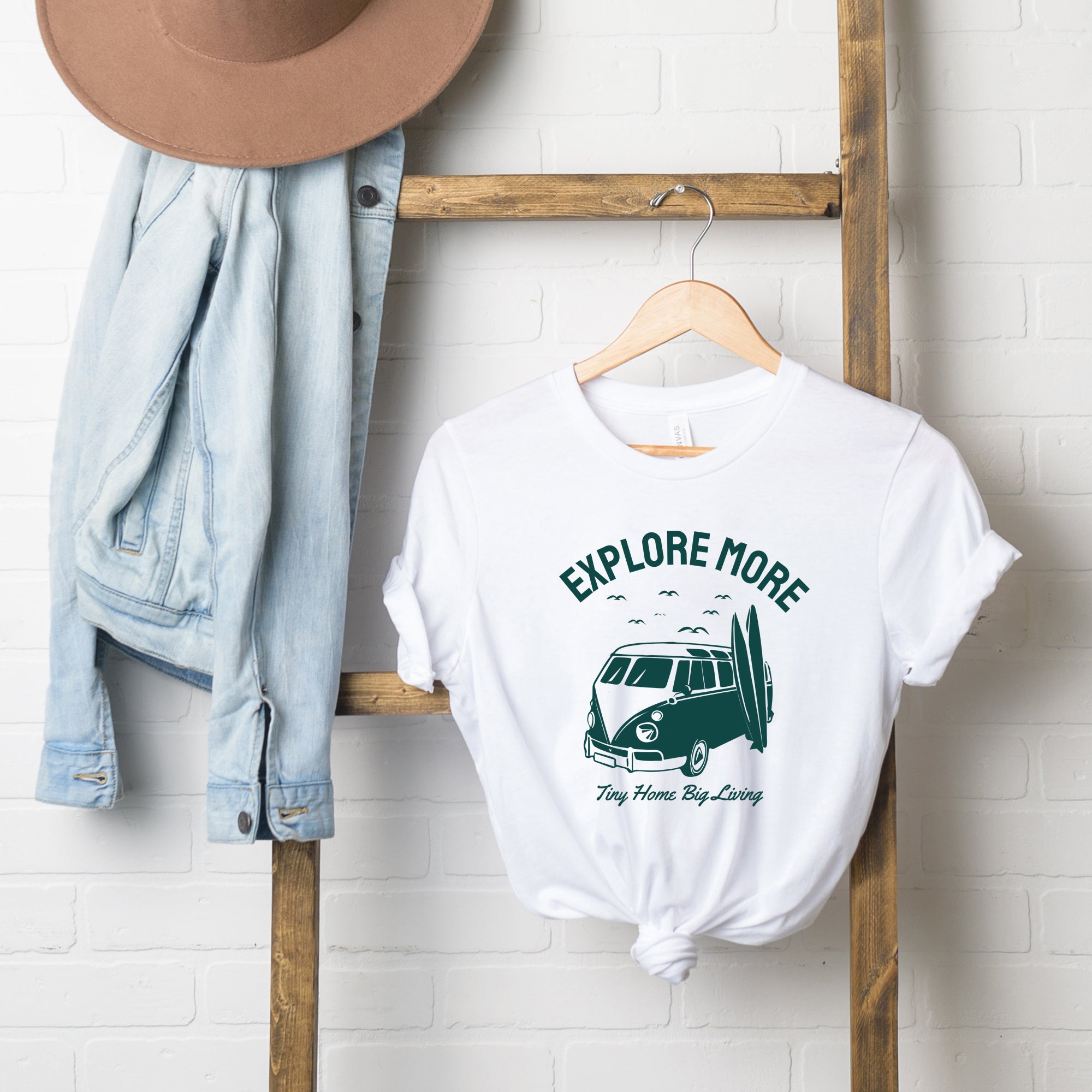 Explore More Surf Board | Short Sleeve Graphic Tee