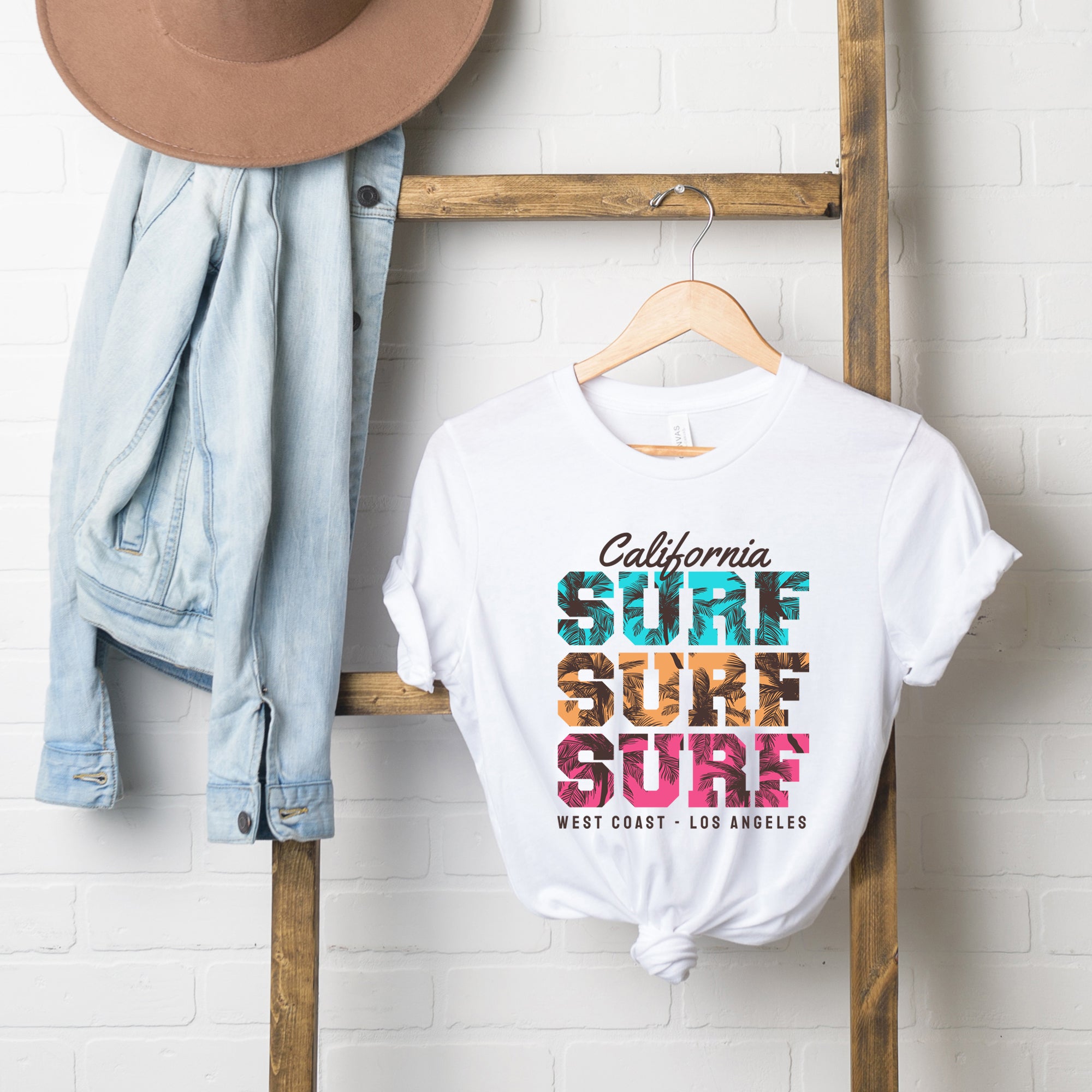California Surf Stacked | Short Sleeve Graphic Tee
