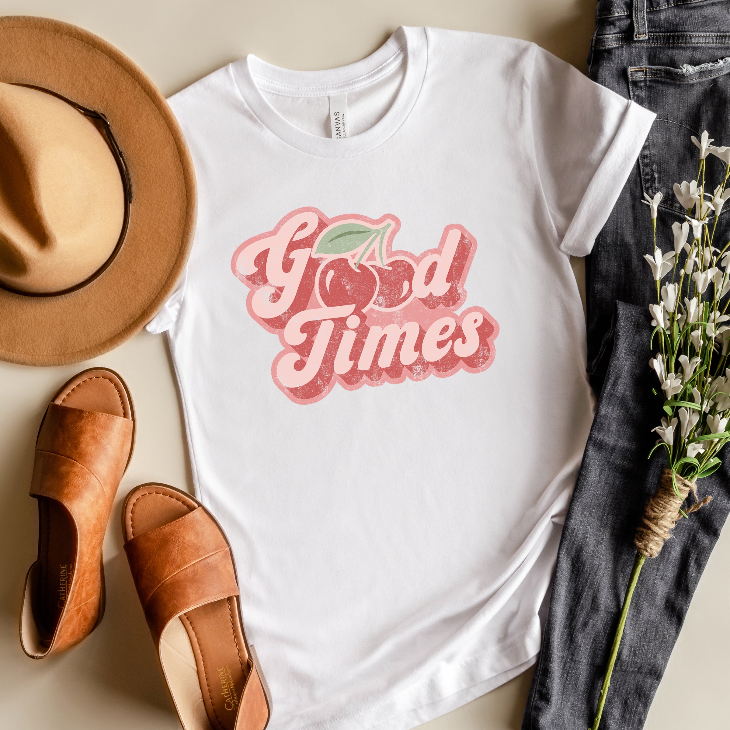 Good Times Cherries | Short Sleeve Graphic Tee