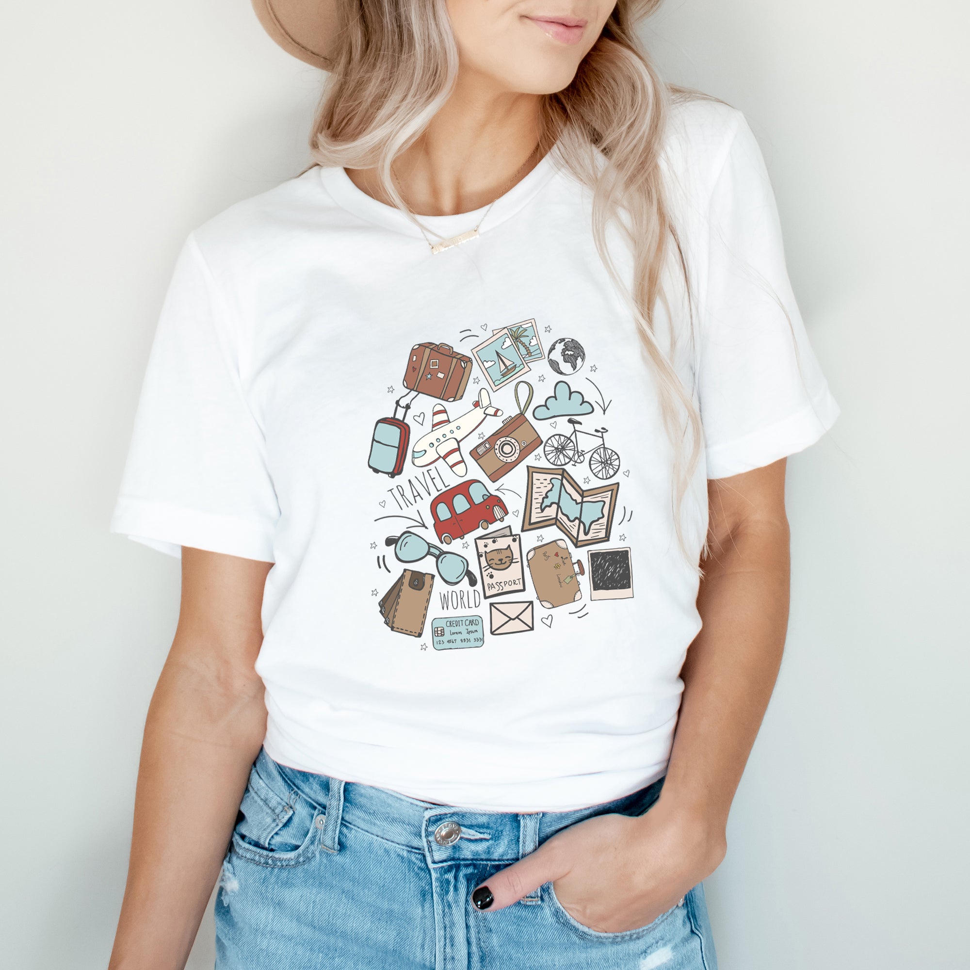 Travel Doodles | Short Sleeve Graphic Tee