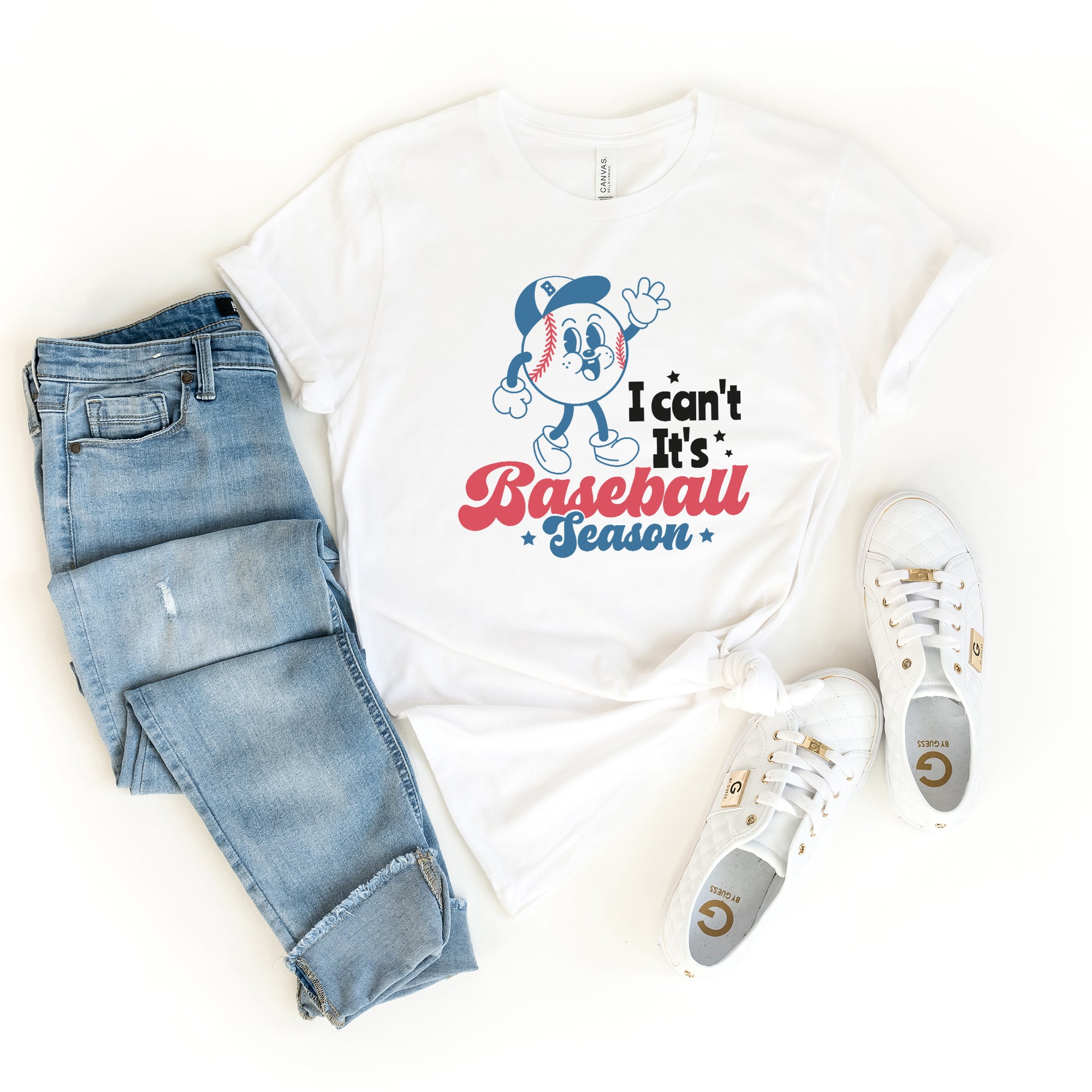 I Can't It's Baseball Season | Short Sleeve Graphic Tee