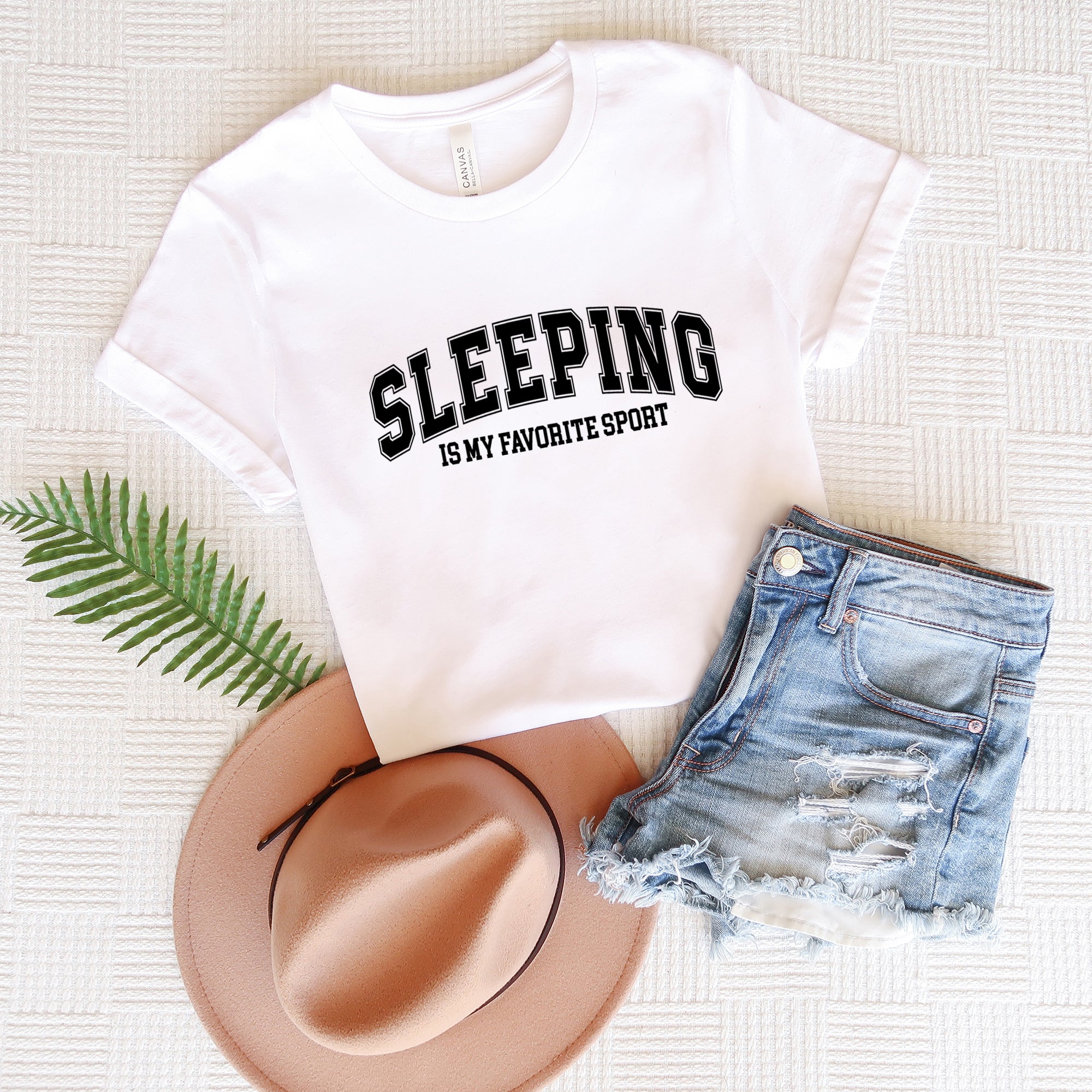 Sleeping Is My Favorite Sport | Short Sleeve Graphic Tee