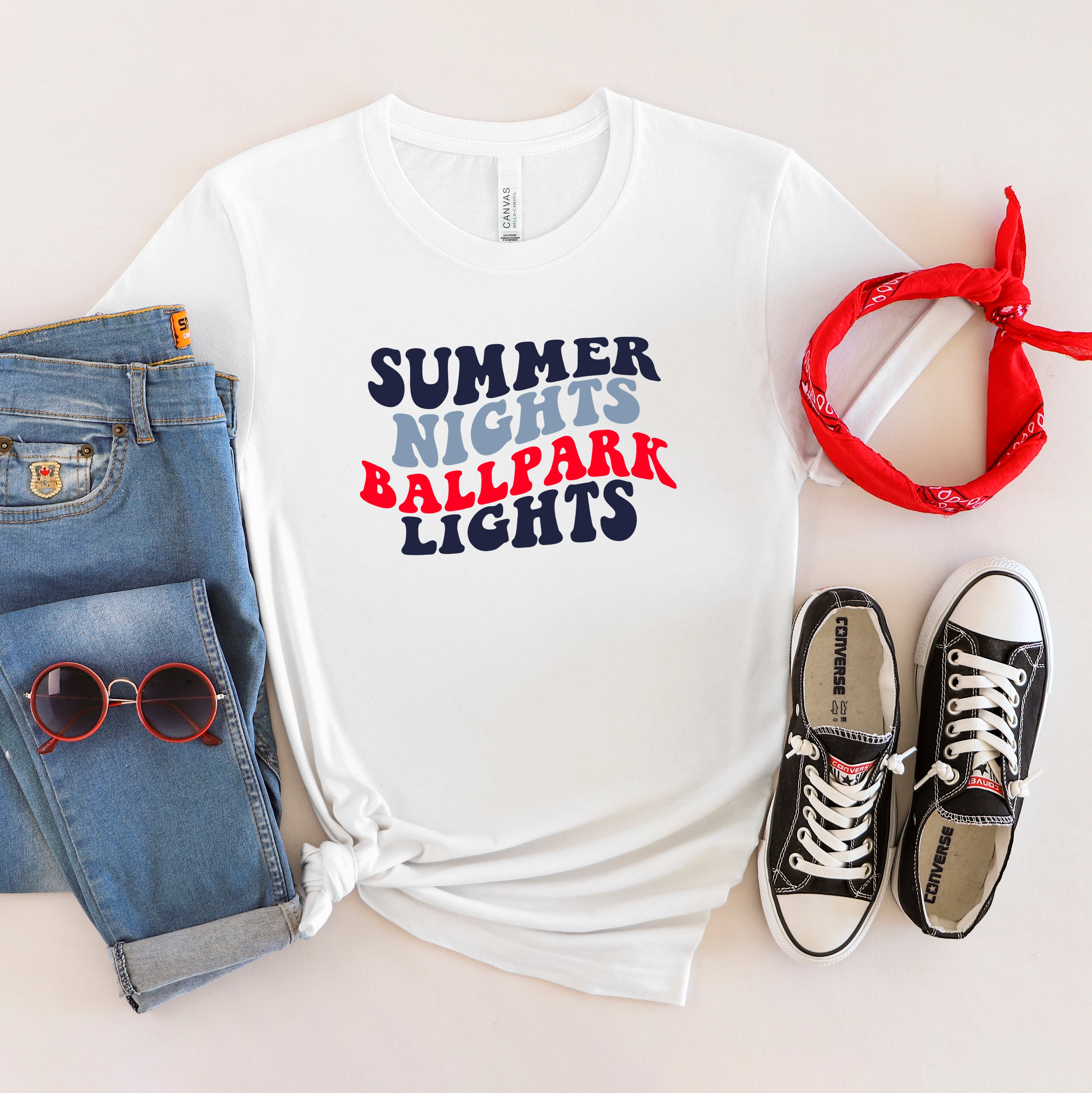 Ballpark Lights | Short Sleeve Graphic Tee