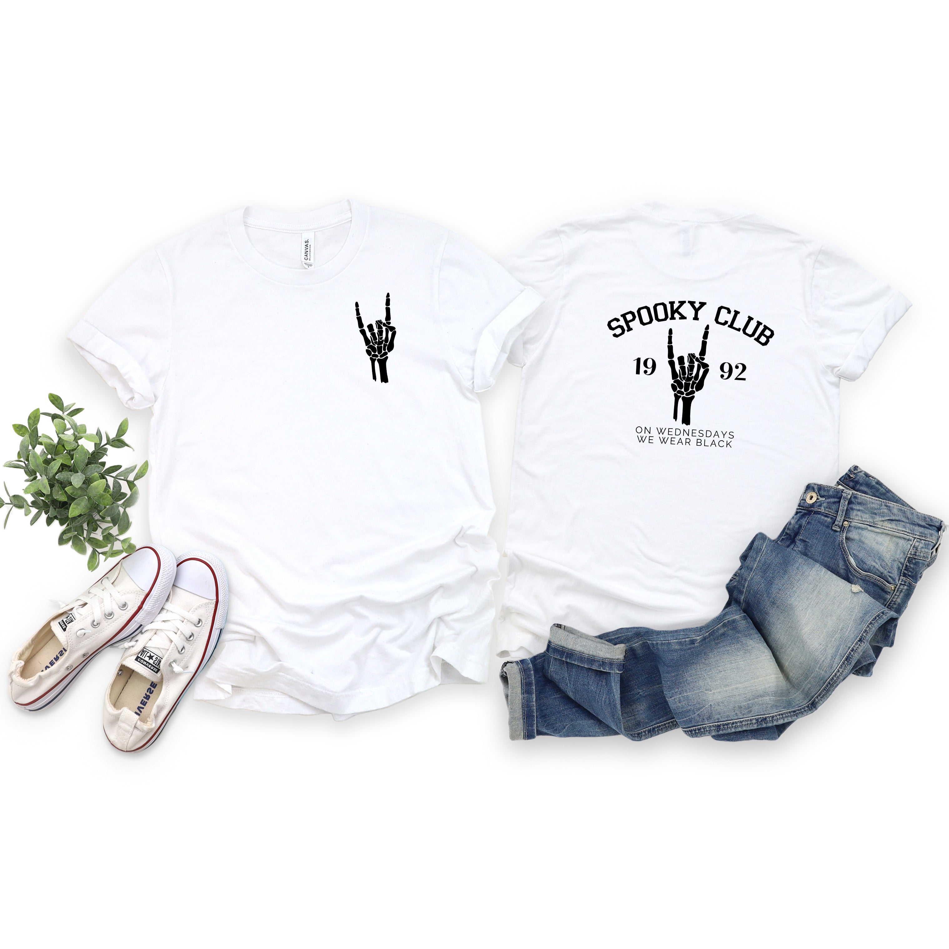 Spooky Club | Front & Back Short Sleeve Graphic Tee