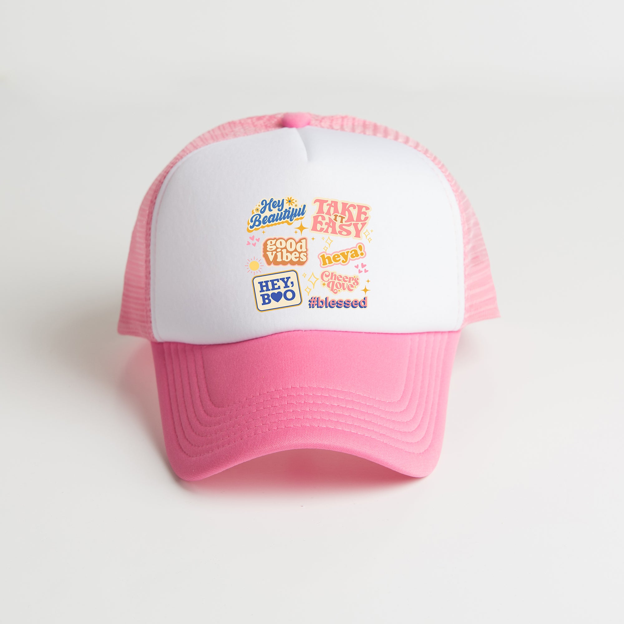 Postive Vibes Collage | Foam Trucker Hat