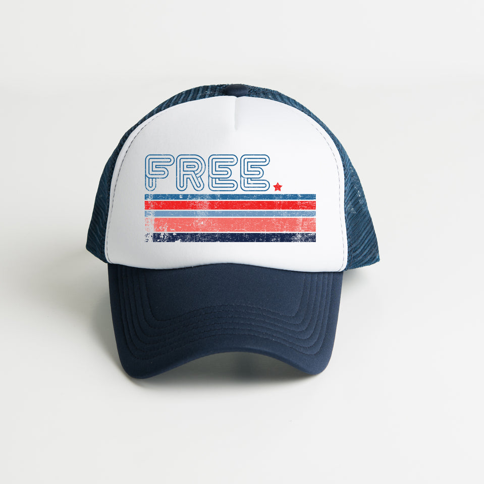 Free Stripes Retro | Foam Trucker Hat